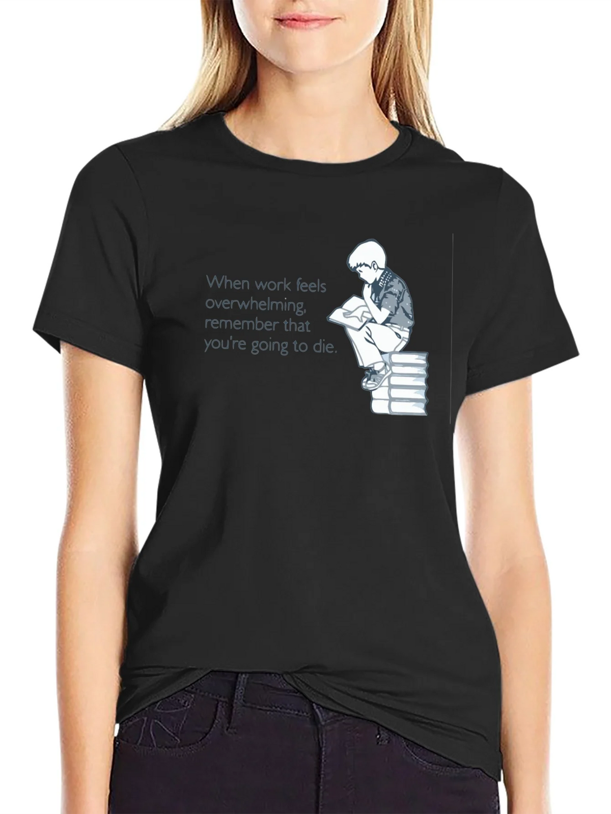 Mortality Reminder T-Shirt - Dark Humor Tee product image 2