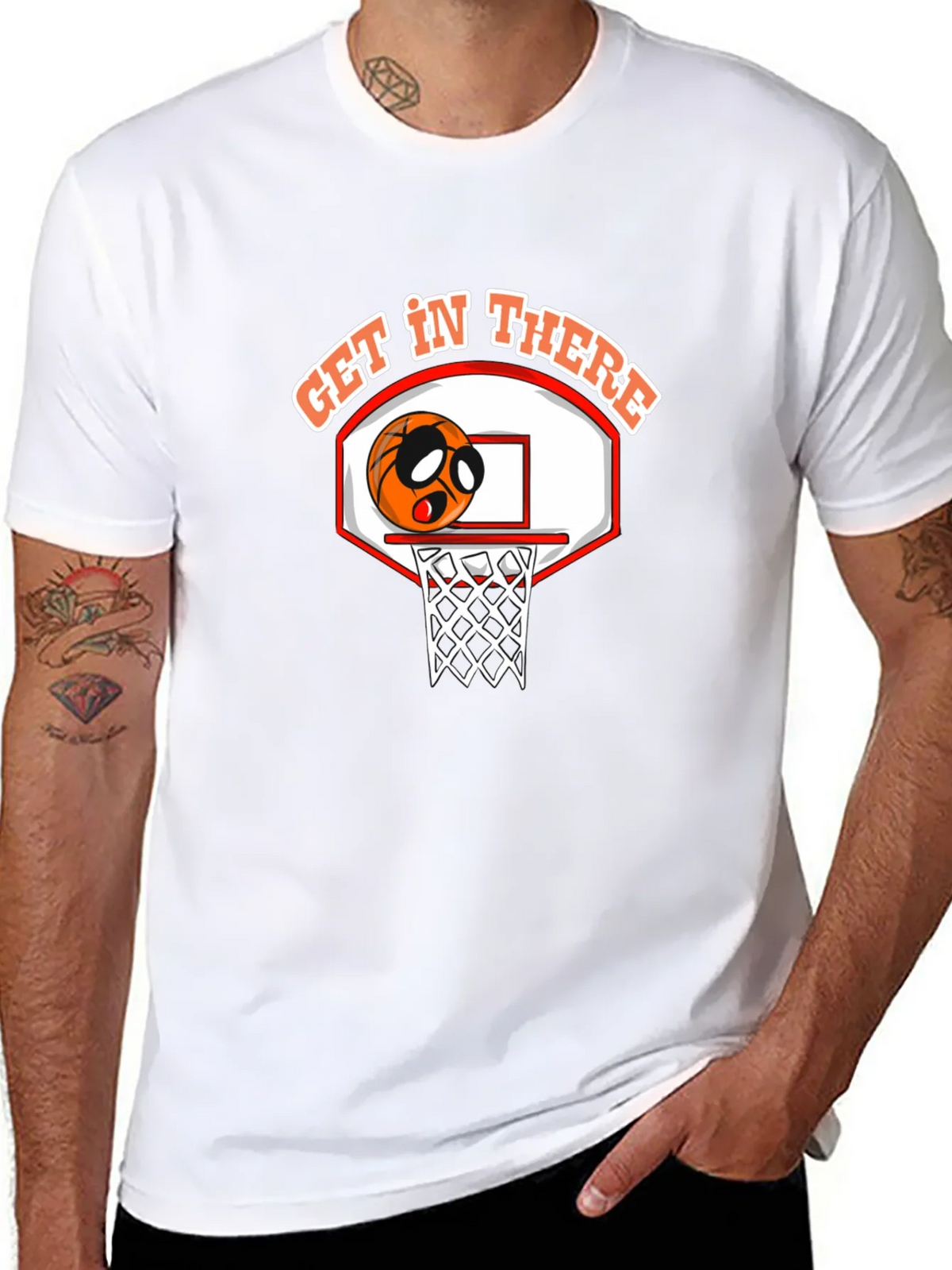 Basketball Get In There Graphic Tee product image 7