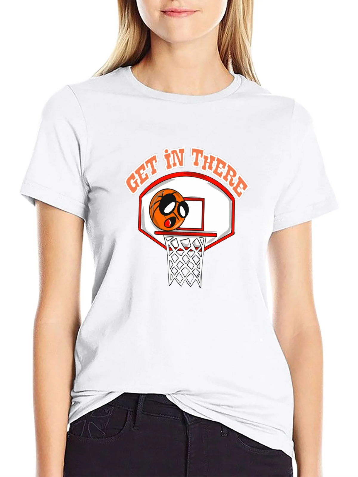 Basketball Get In There Graphic Tee product image 8