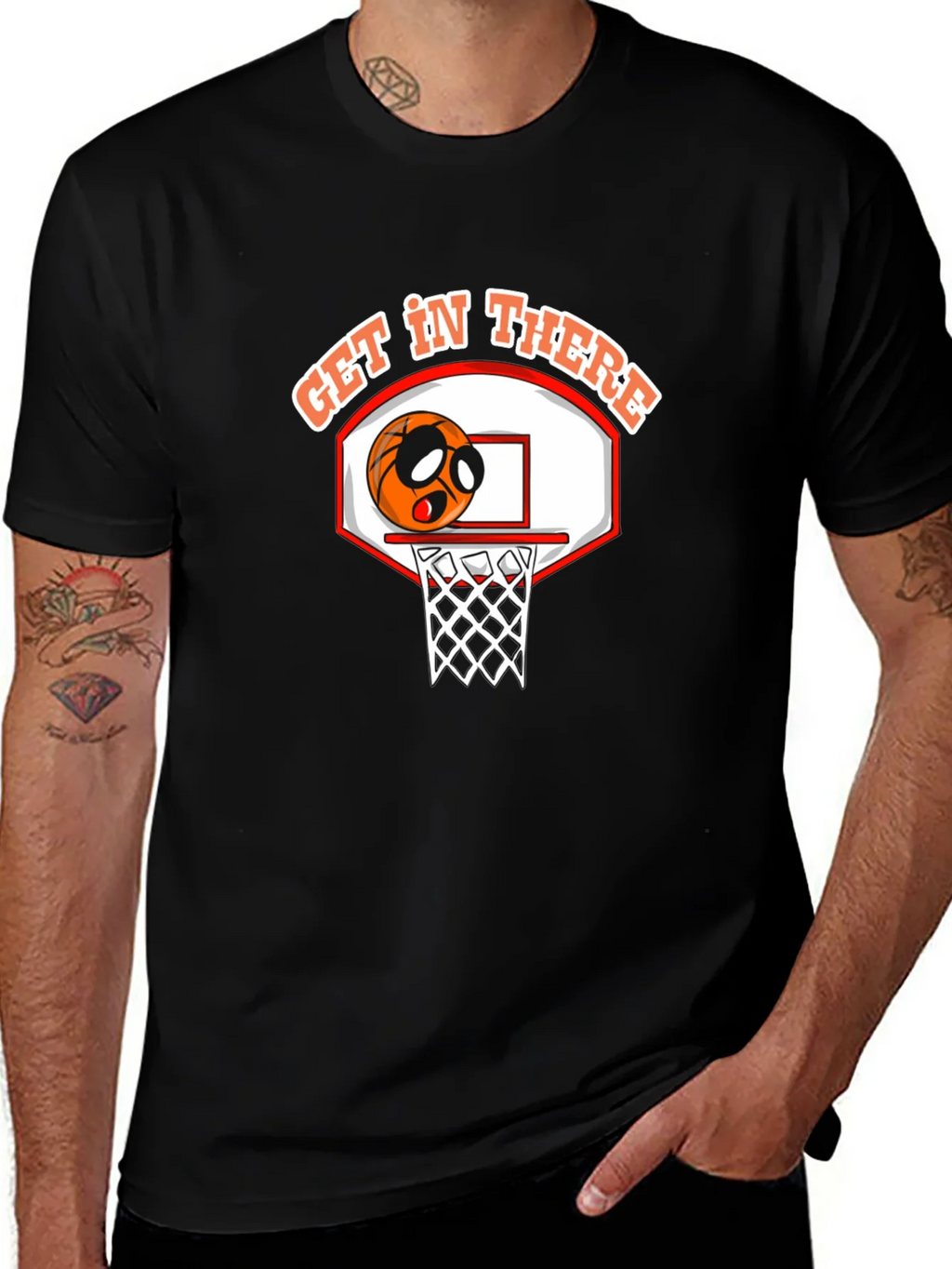 Basketball Get In There Graphic Tee product image 1
