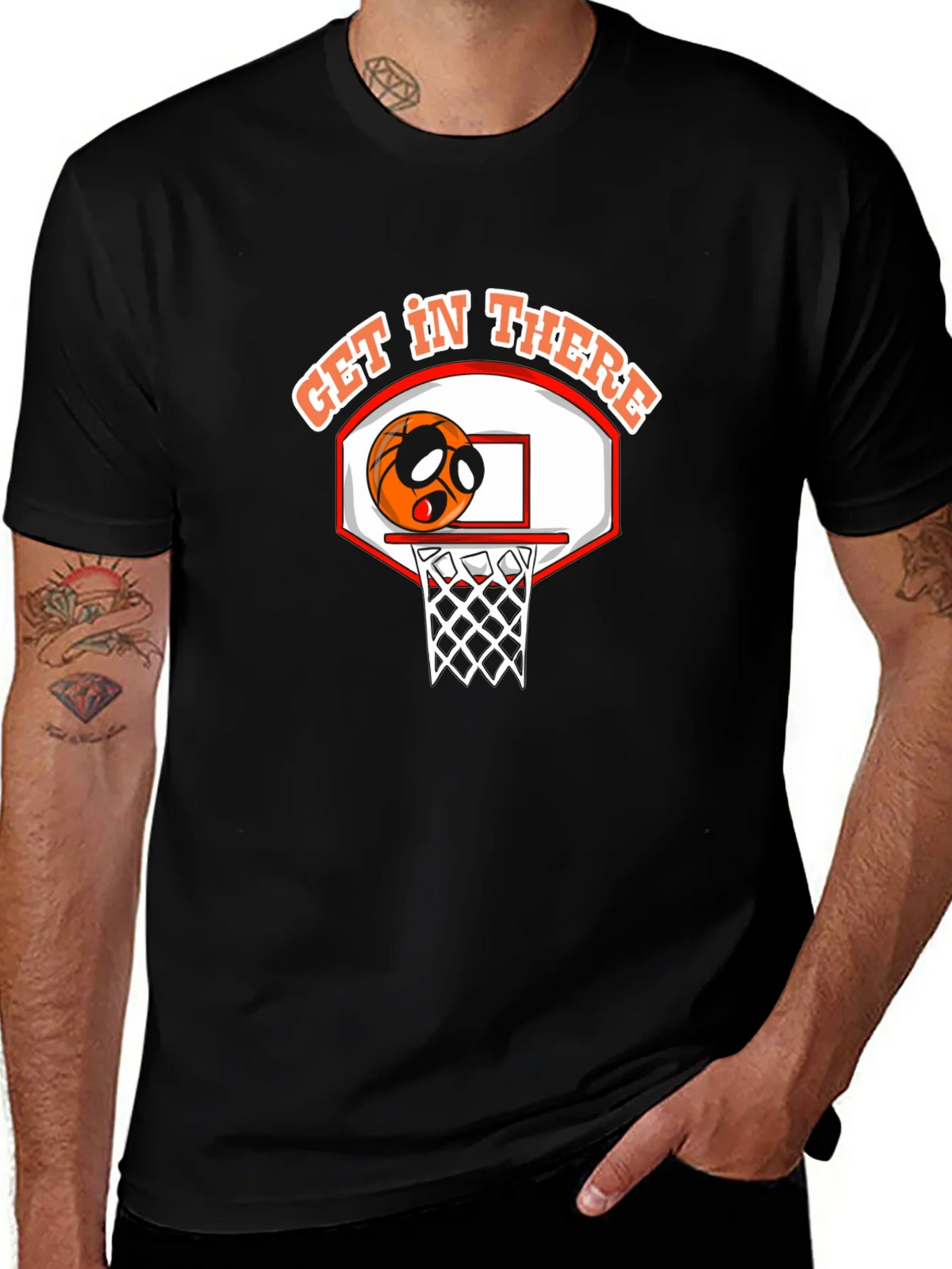 Basketball Get In There Graphic Tee product image 1