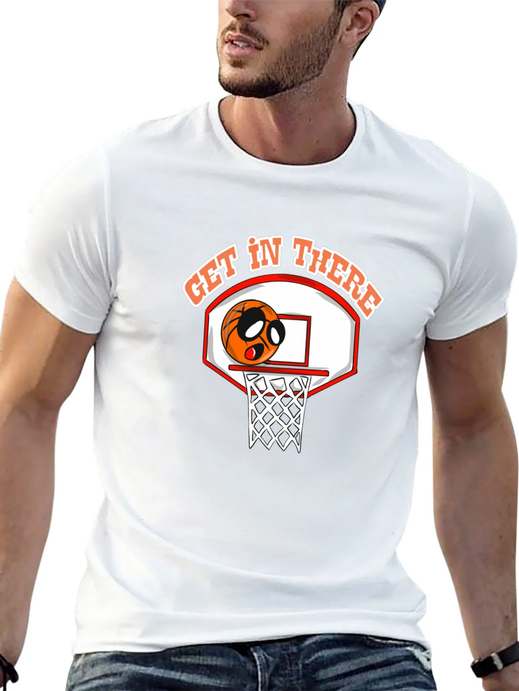Basketball Get In There Graphic Tee product image 12