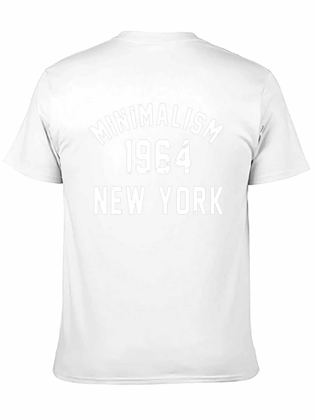 Minimalism 1964 New York Black Graphic T-Shirt product image 10