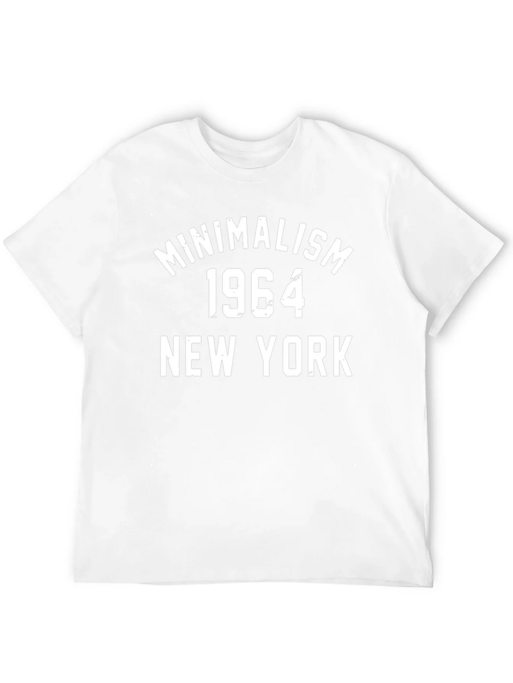 Minimalism 1964 New York Black Graphic T-Shirt product image 11