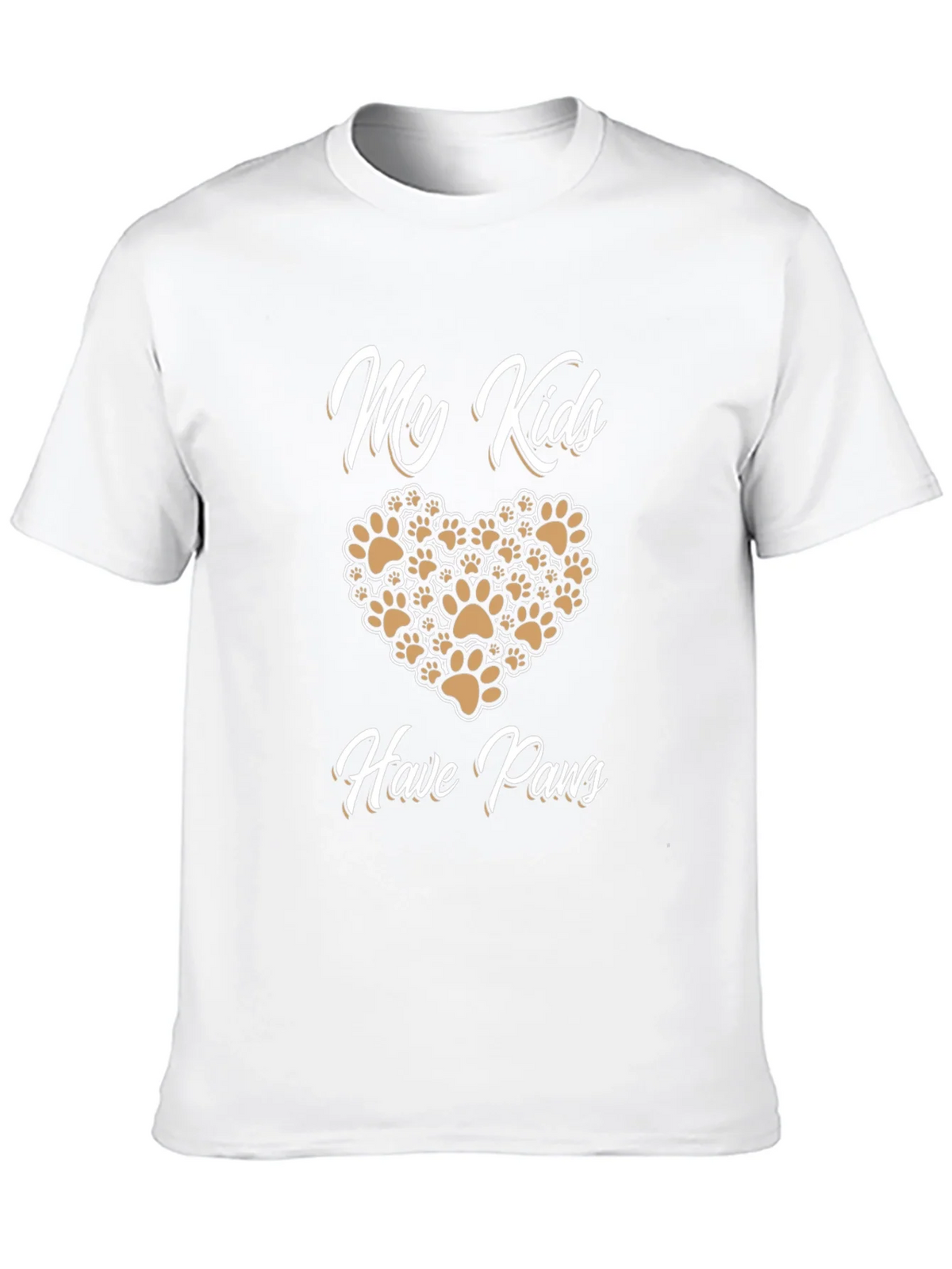 My Kids Have Paws T-Shirt | Novelty Pet Lover Tee product image 9