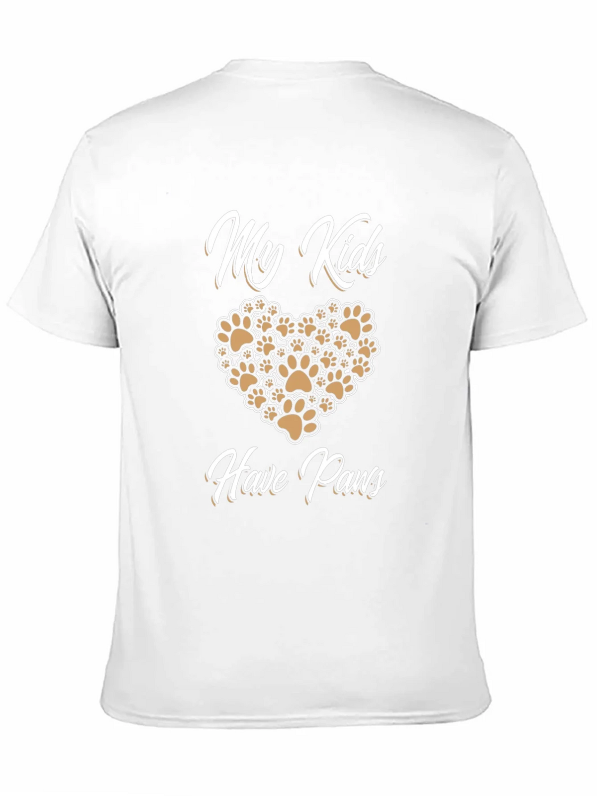 My Kids Have Paws T-Shirt | Novelty Pet Lover Tee product image 10