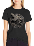 Wolf Art Black Tee - Unique Graphic Design product image 1