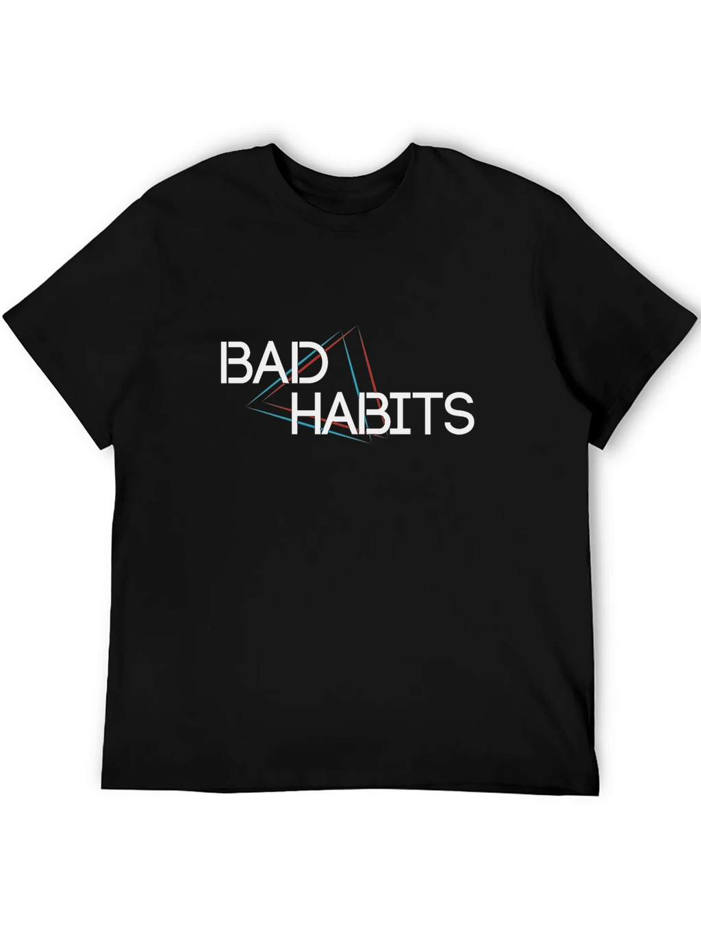 Bad Habits Graphic Print Black T-Shirt product image 5