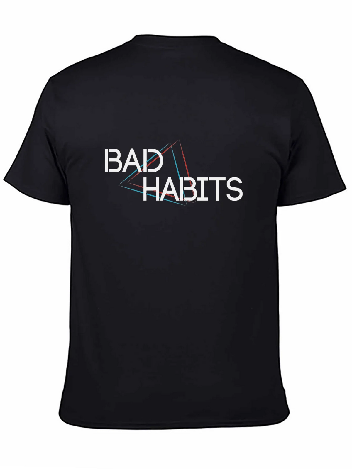 Bad Habits Graphic Print Black T-Shirt product image 4