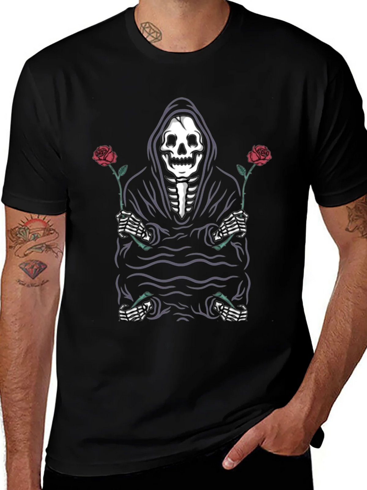 Grim Reaper Rose T-Shirt product image 1