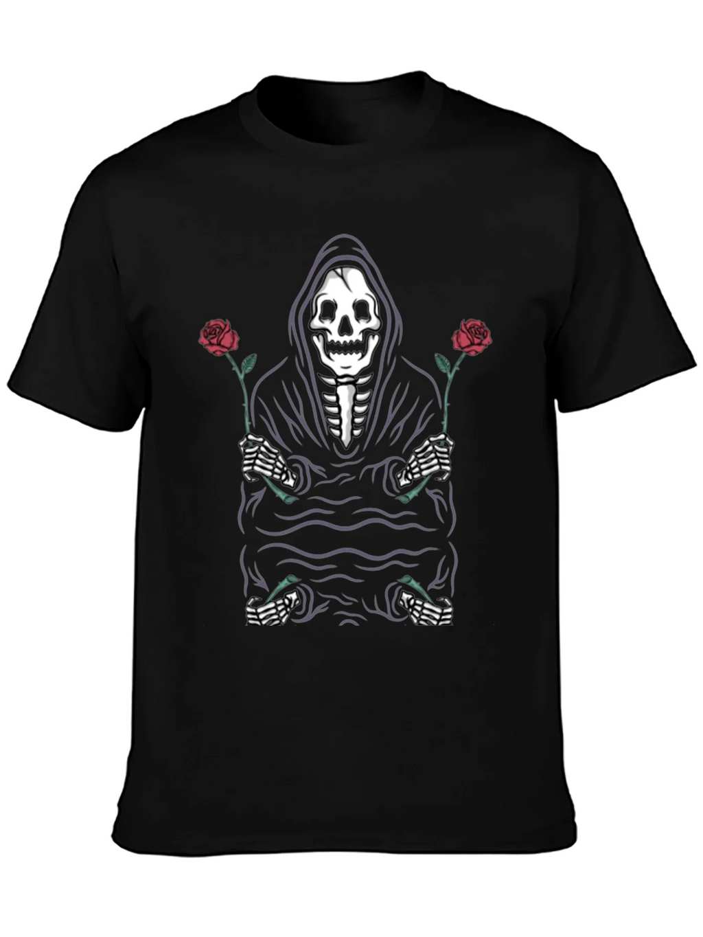 Grim Reaper Rose T-Shirt product image 3