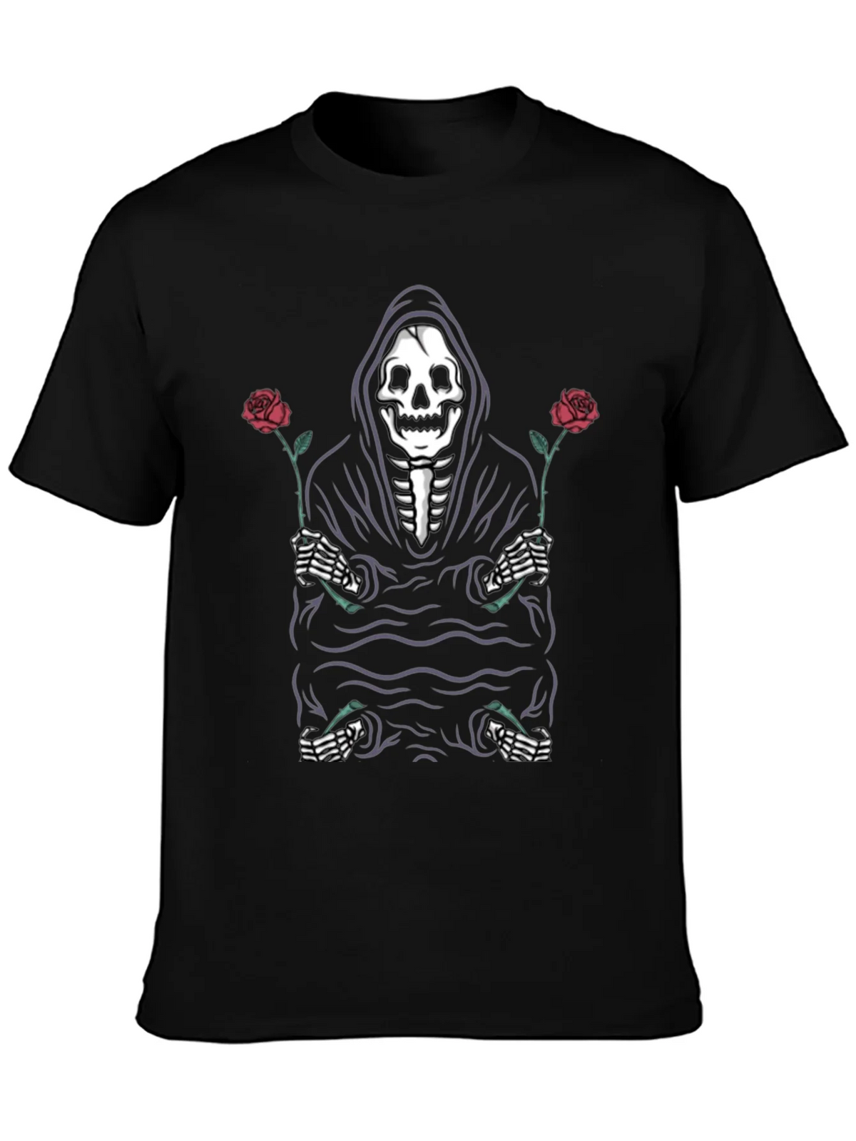 Grim Reaper Rose T-Shirt product image 3