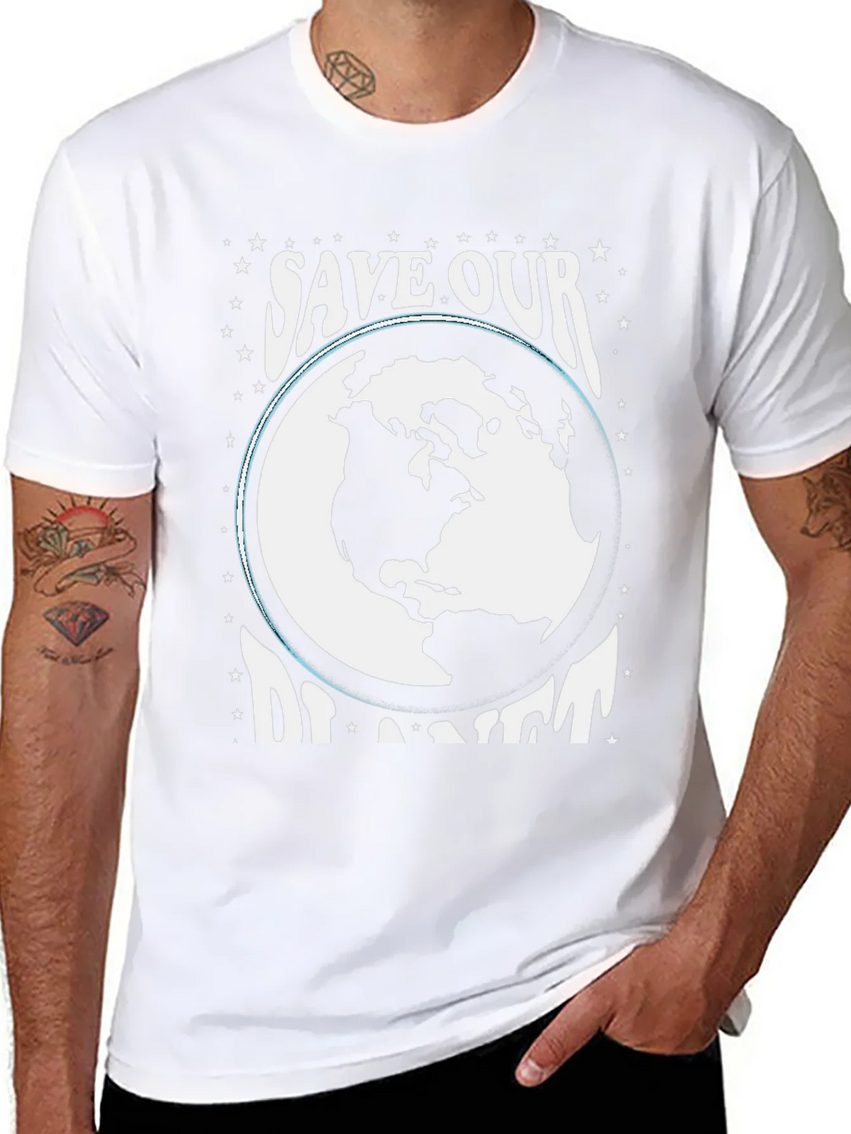 Save Our Planet Graphic Tee - Black product image 7