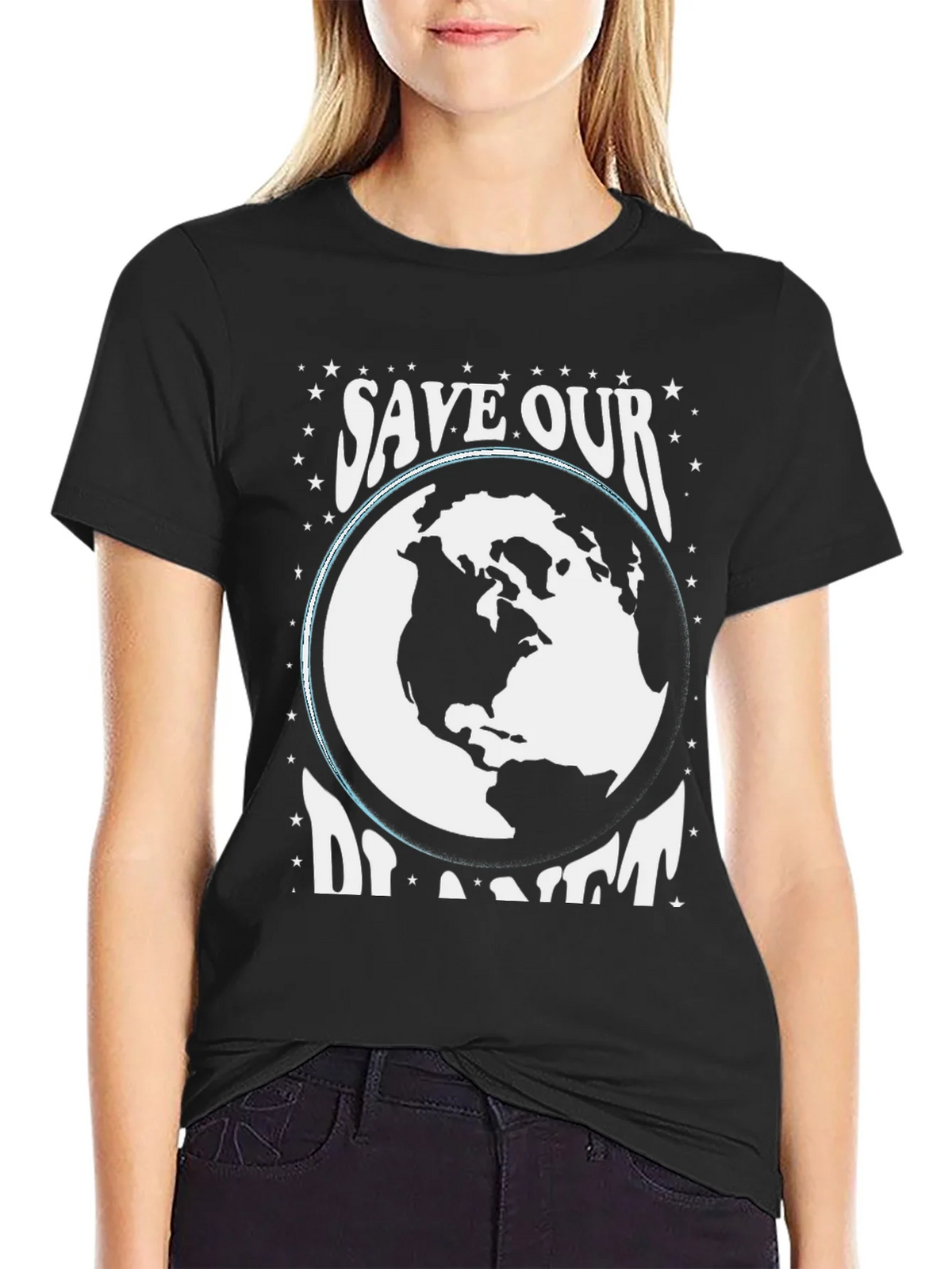 Save Our Planet Graphic Tee - Black product image 2