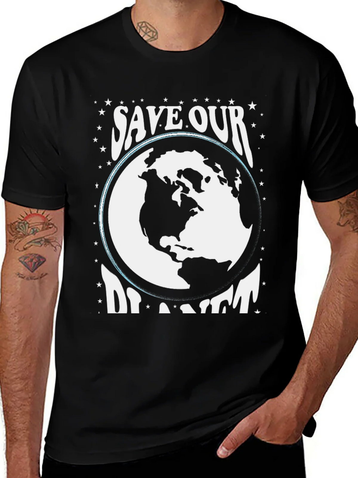 Save Our Planet Graphic Tee - Black product image 1