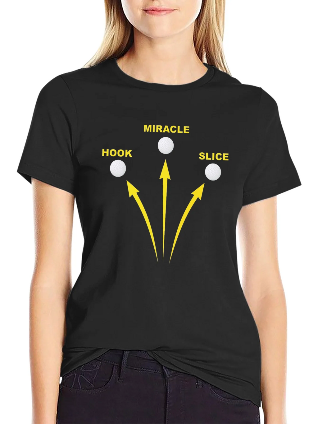 Golf Hook Slice Miracle Graphic T-Shirt product image 2