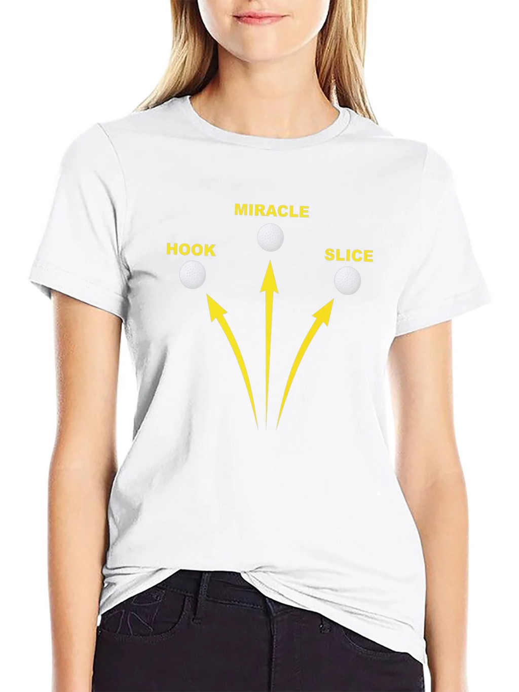 Golf Hook Slice Miracle Graphic T-Shirt product image 8