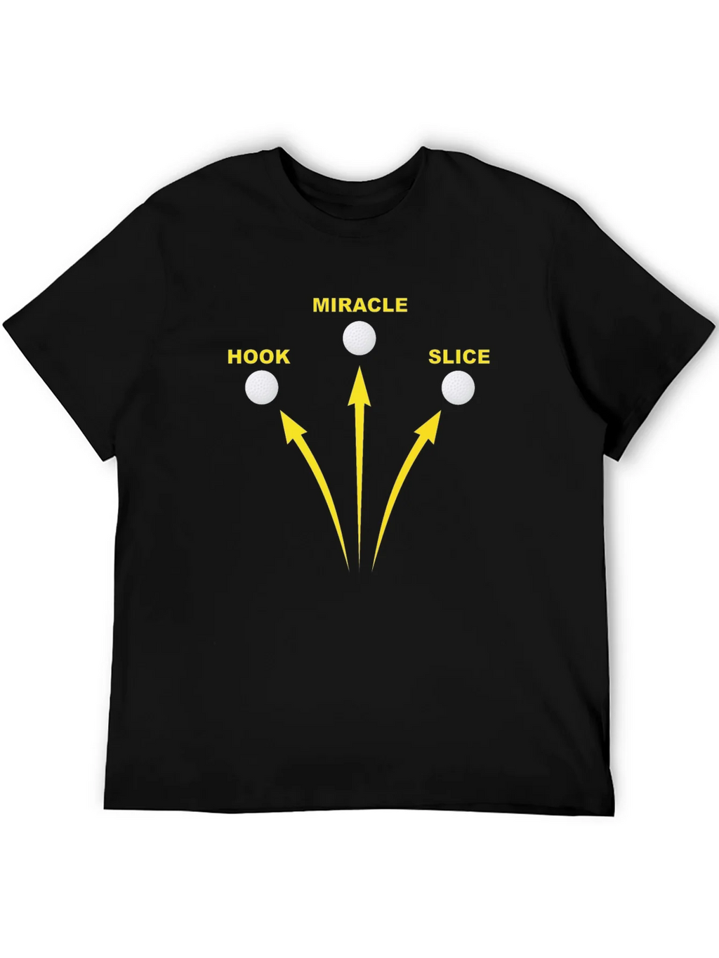 Golf Hook Slice Miracle Graphic T-Shirt product image 5