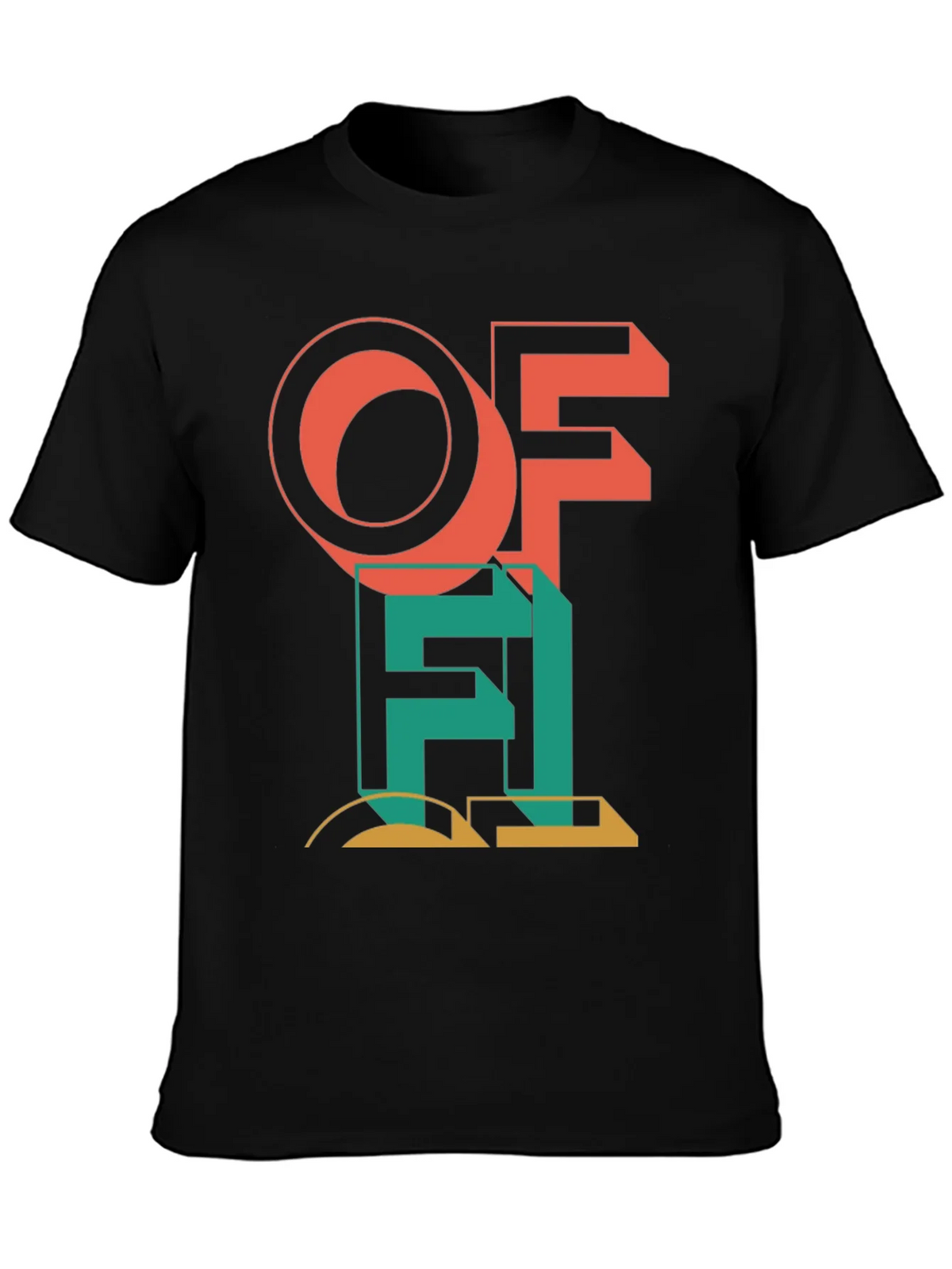 Modern Art Graphic Tee - Black product image 3
