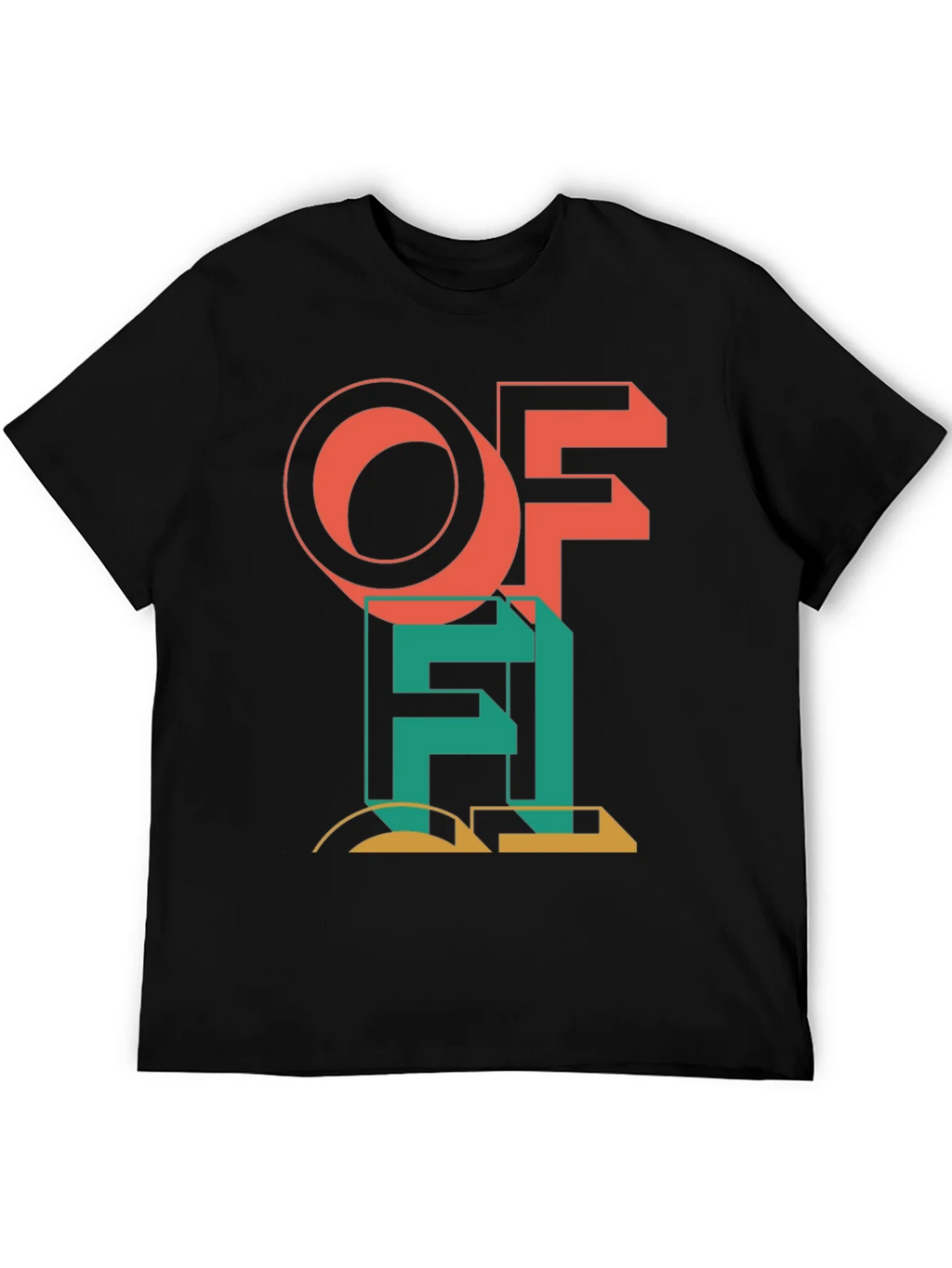 Modern Art Graphic Tee - Black product image 5