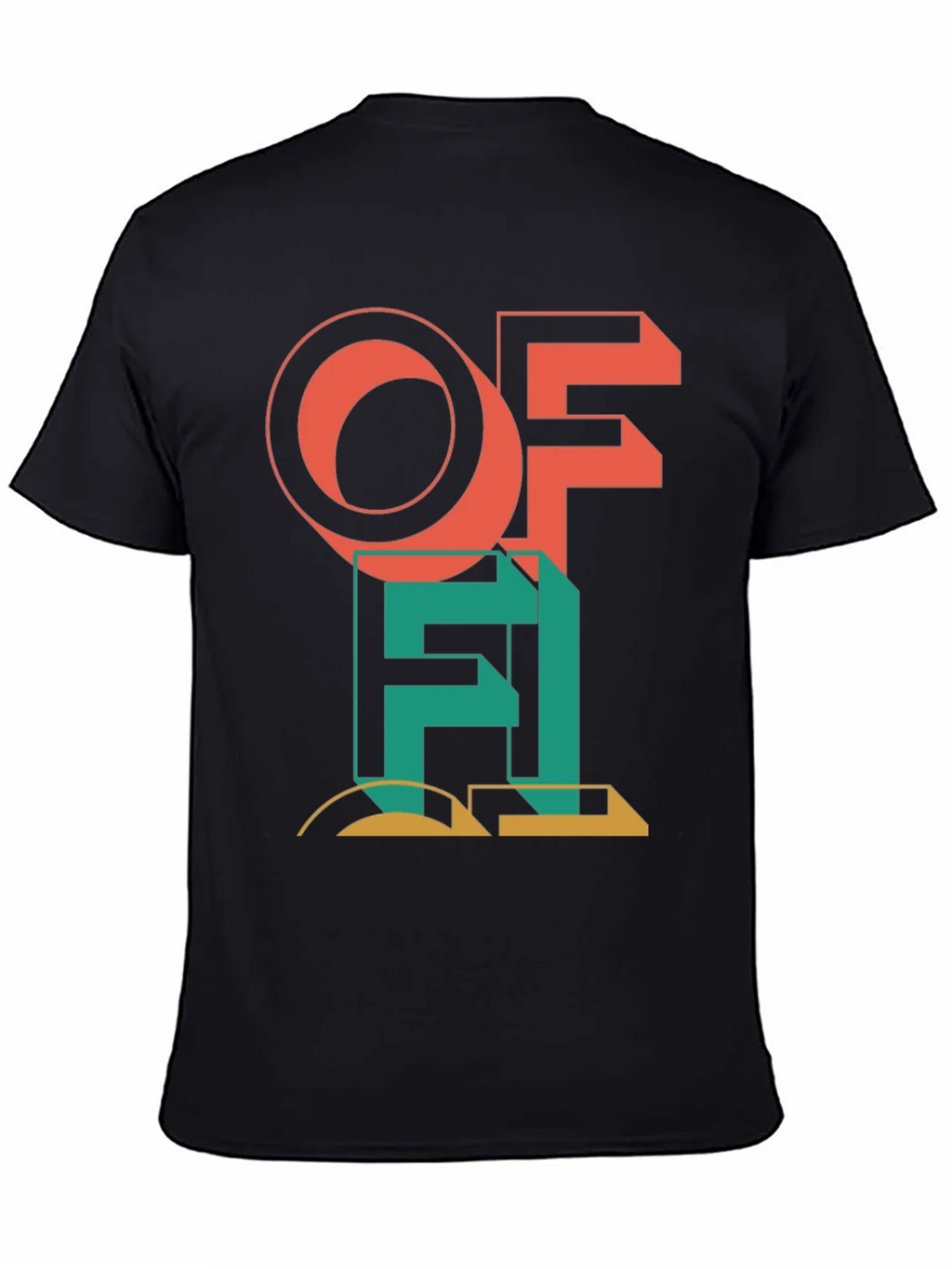 Modern Art Graphic Tee - Black product image 4
