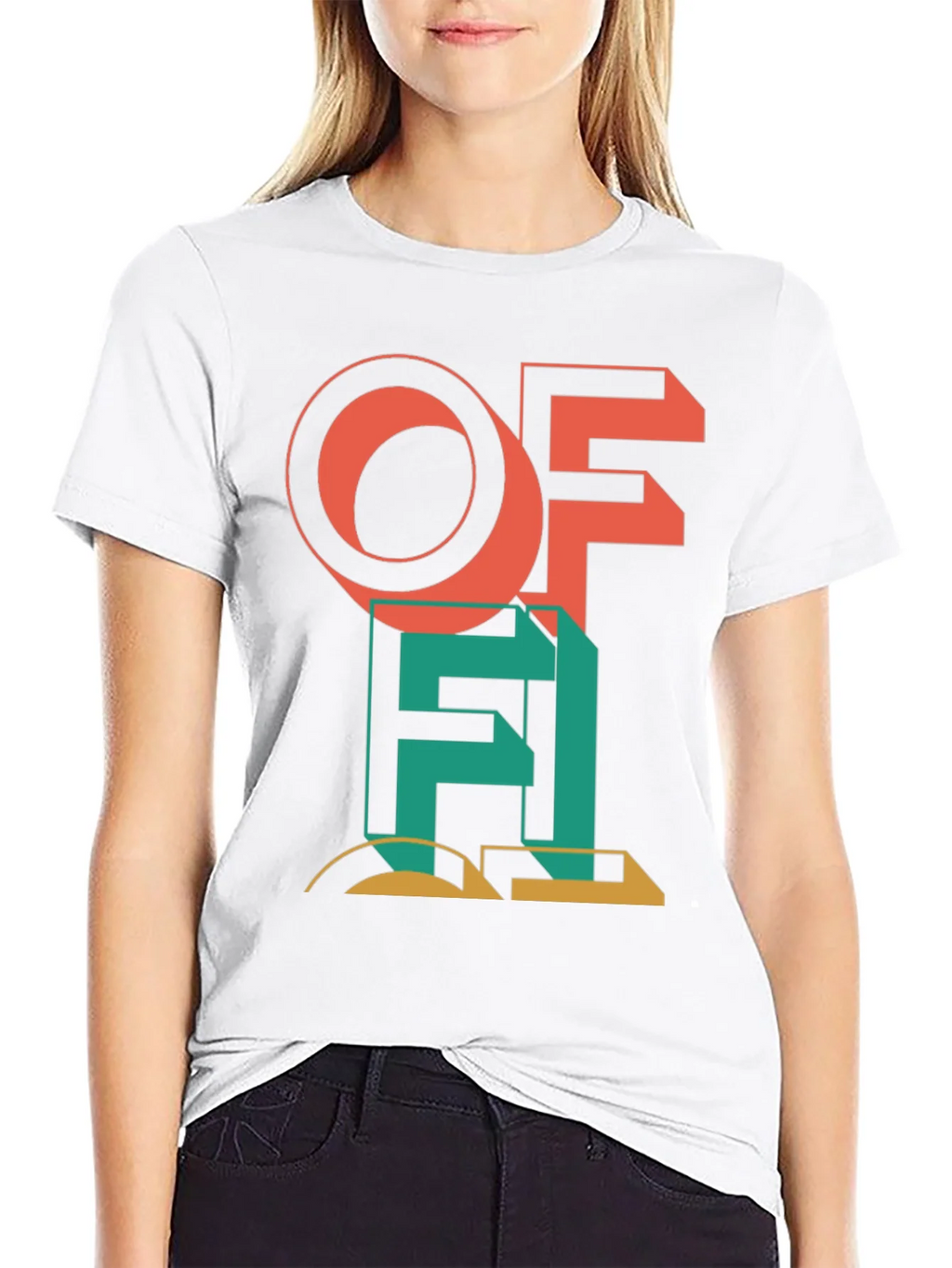 Modern Art Graphic Tee - Black product image 8