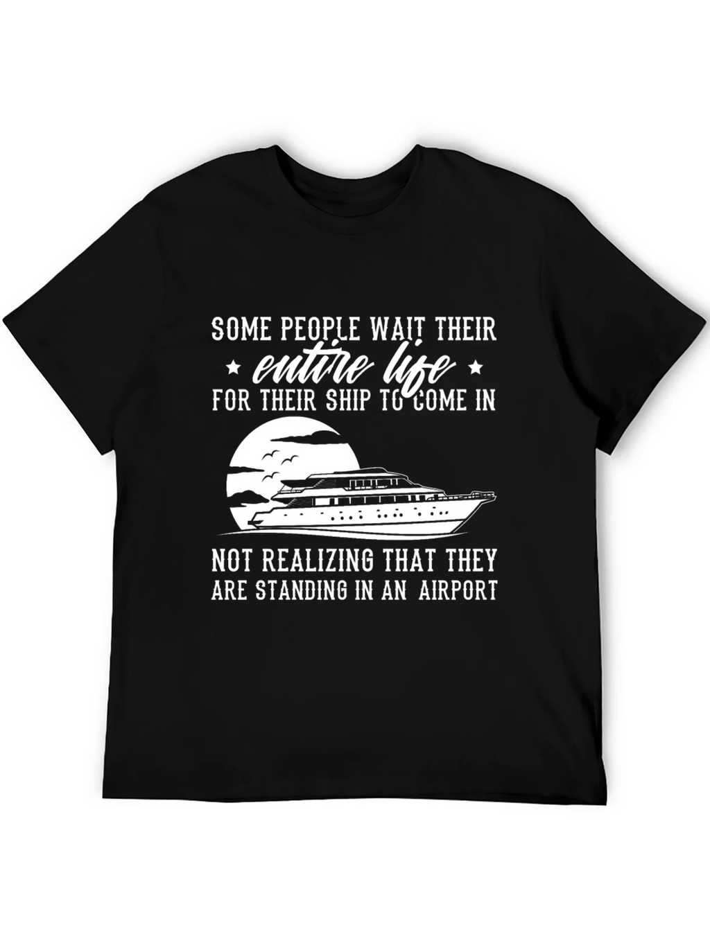 Ship or Airport T-Shirt - Funny Graphic Tee product image 5