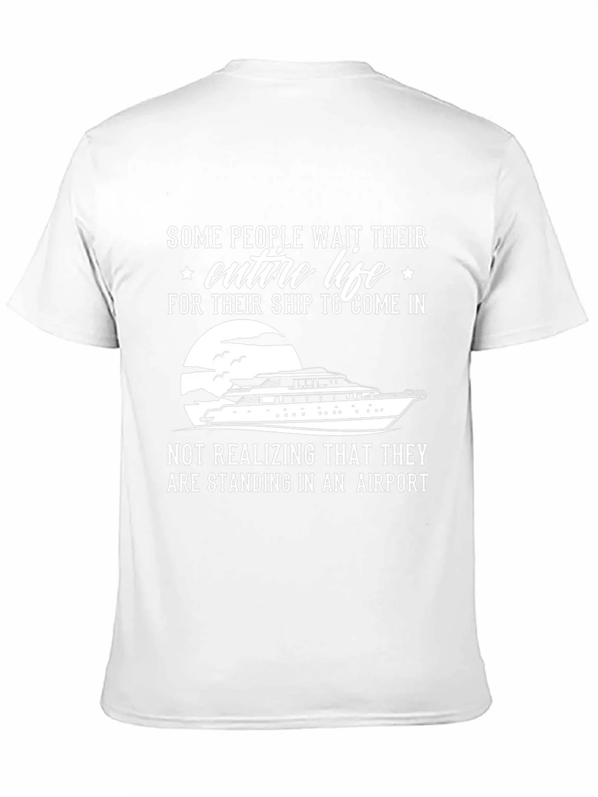 Ship or Airport T-Shirt - Funny Graphic Tee product image 10