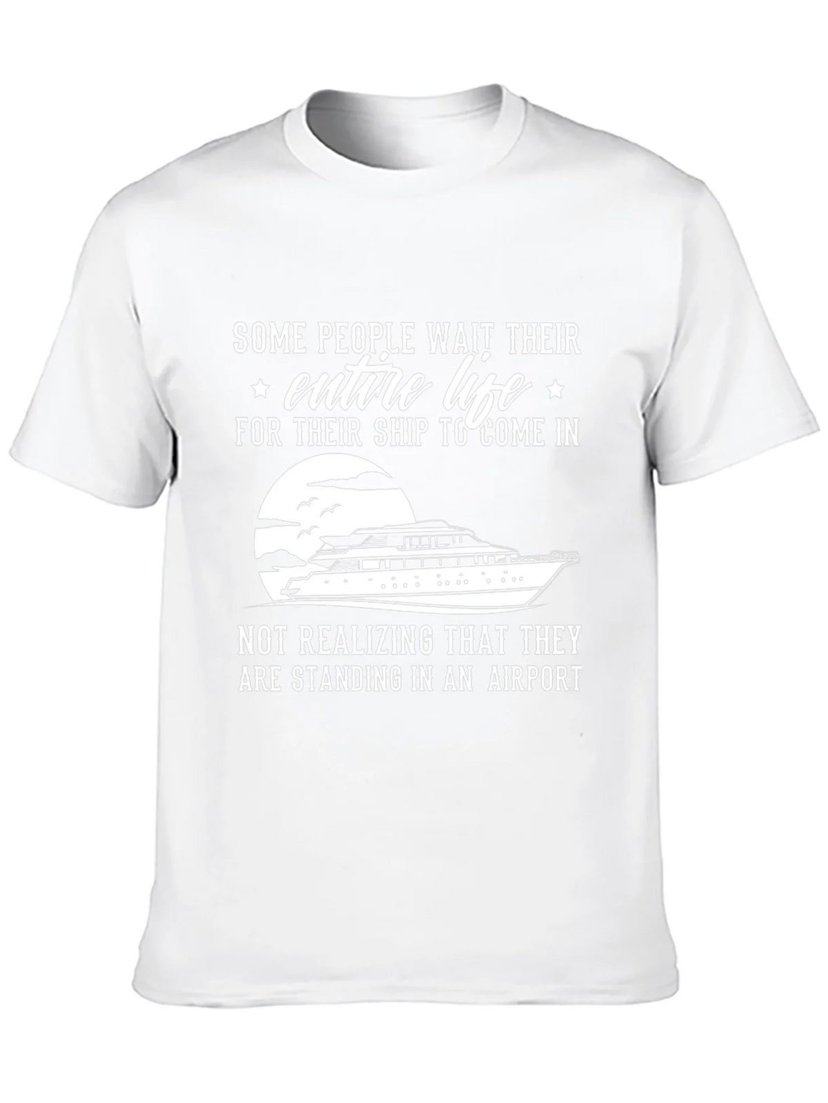 Ship or Airport T-Shirt - Funny Graphic Tee product image 9