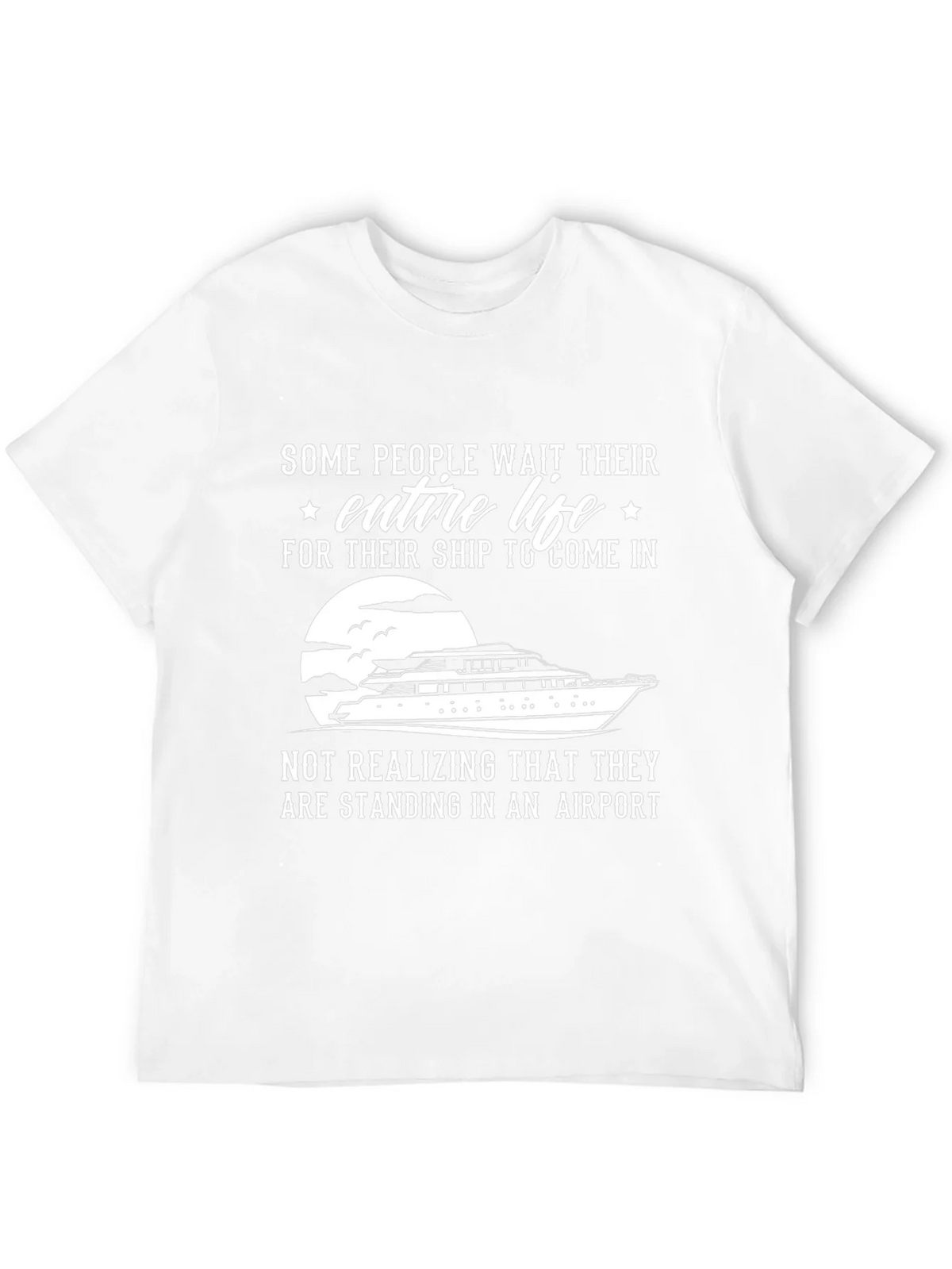 Ship or Airport T-Shirt - Funny Graphic Tee product image 11