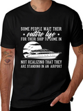 Ship or Airport T-Shirt - Funny Graphic Tee product image 1