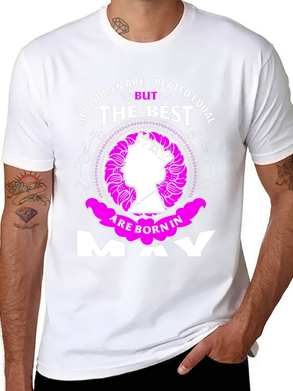 All Women Are Created Equal But The Best Born In May T-Shirt product image 7