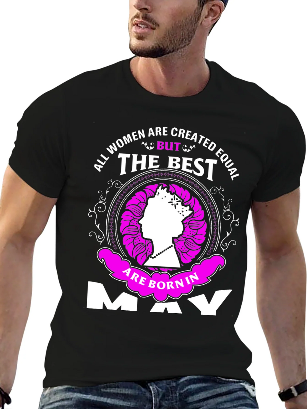 All Women Are Created Equal But The Best Born In May T-Shirt product image 6
