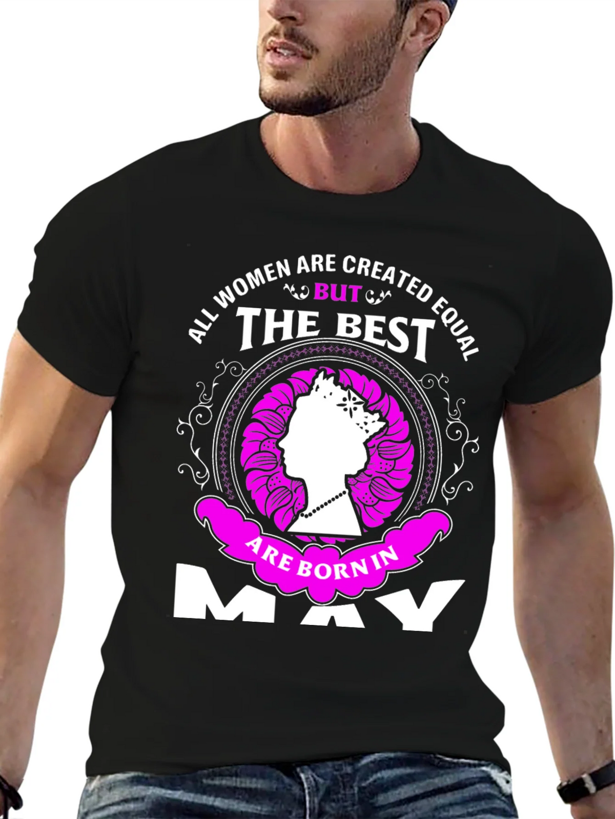 All Women Are Created Equal But The Best Born In May T-Shirt product image 6