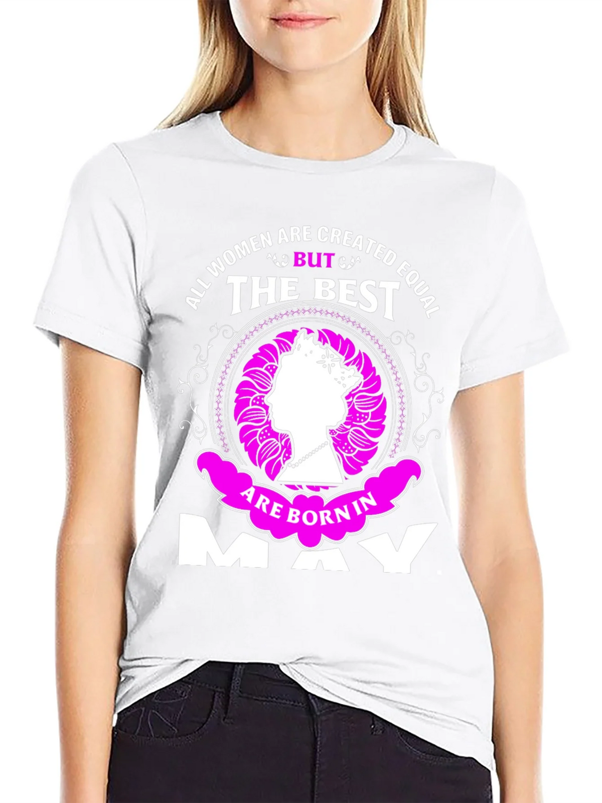 All Women Are Created Equal But The Best Born In May T-Shirt product image 8