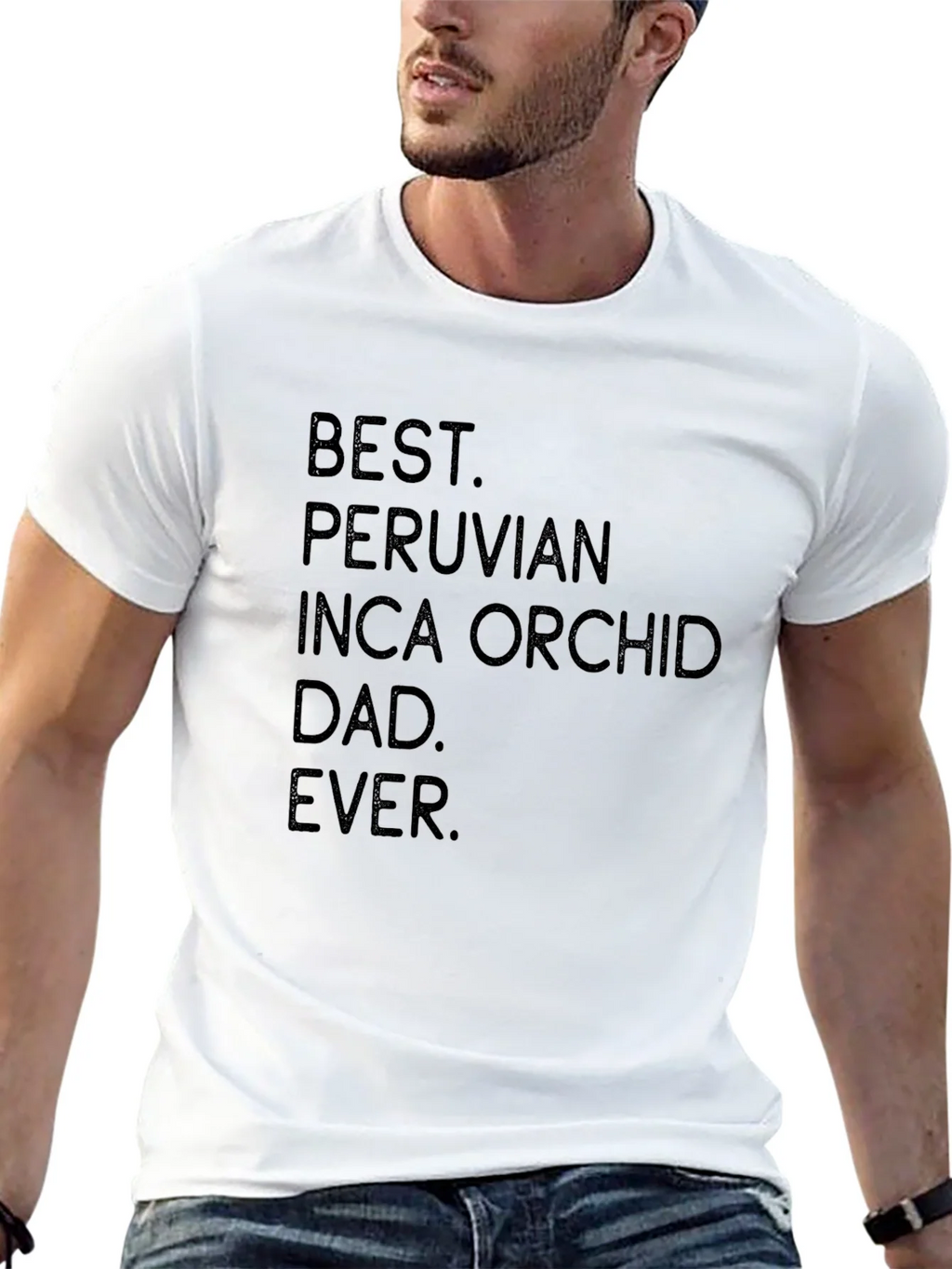 Best Peruvian Inca Orchid Dad Ever T-Shirt product image 12
