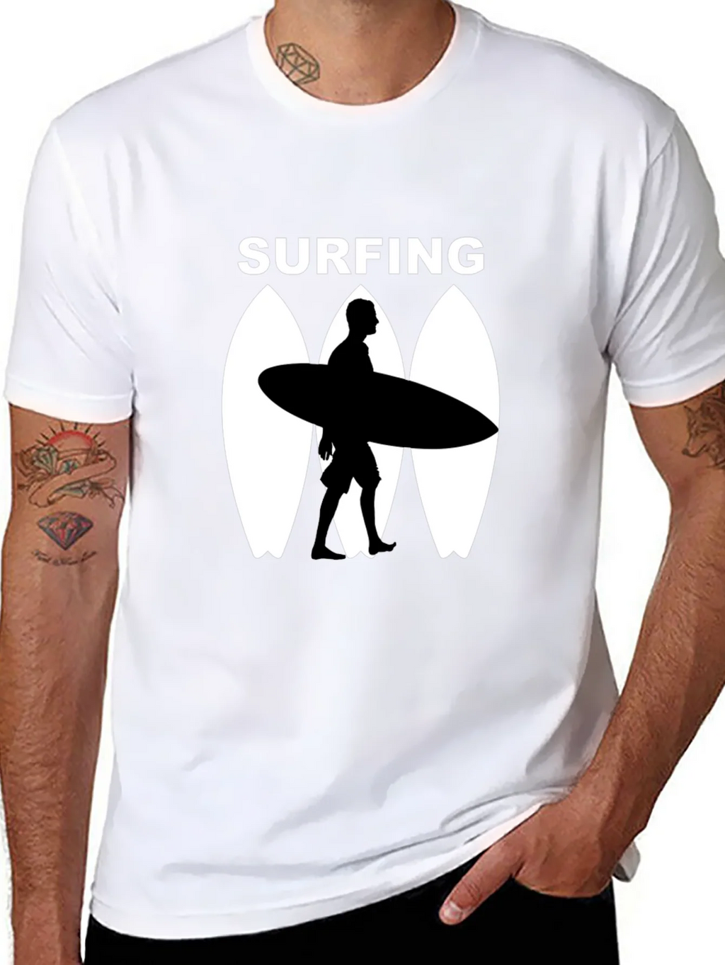 Surfing Silhouette T-Shirt product image 7