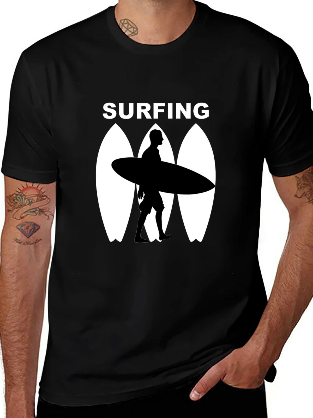 Surfing Silhouette T-Shirt product image 1