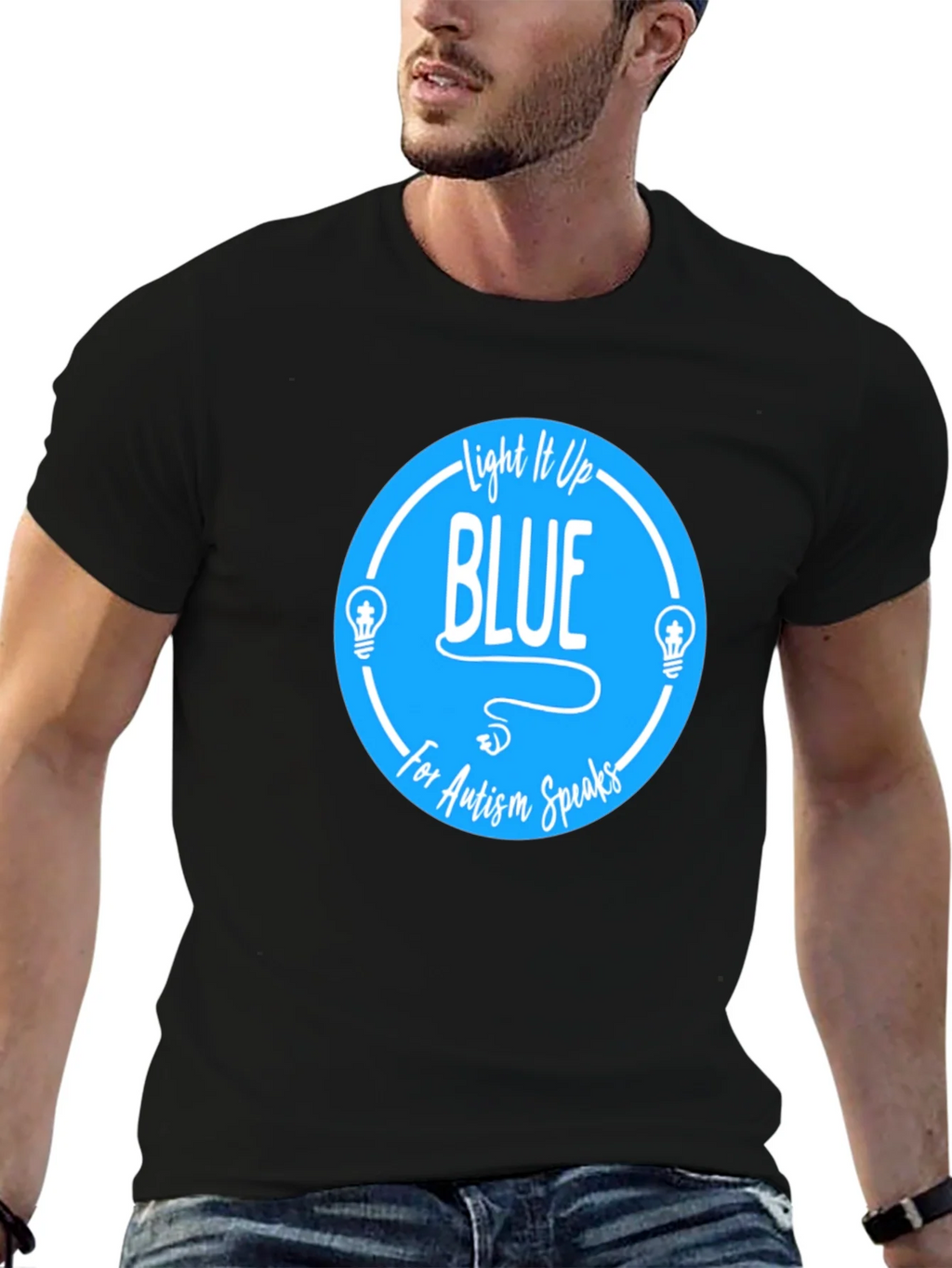 Light It Up Blue Autism Speaks T-Shirt product image 6
