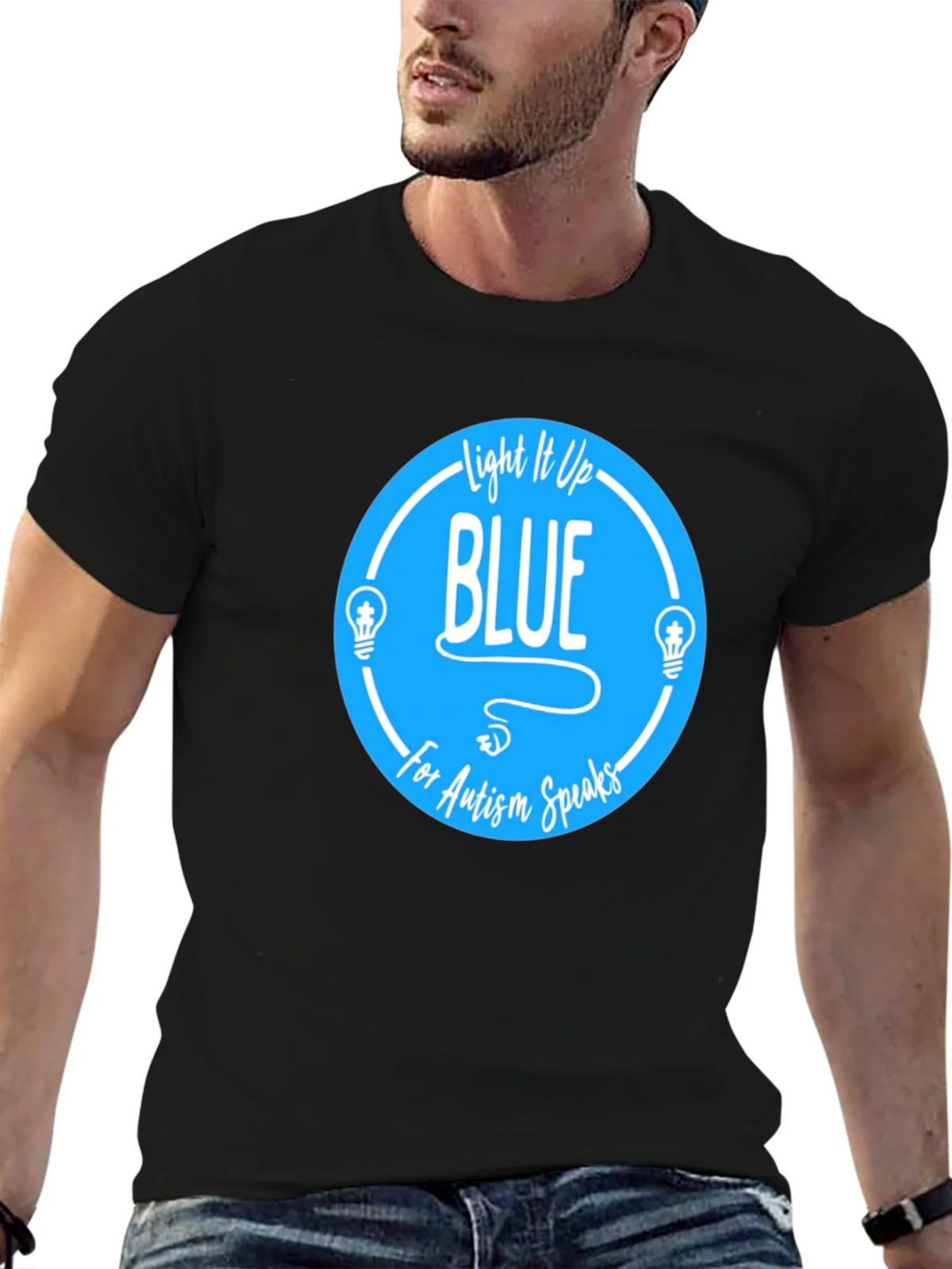 Light It Up Blue Autism Speaks T-Shirt product image 6