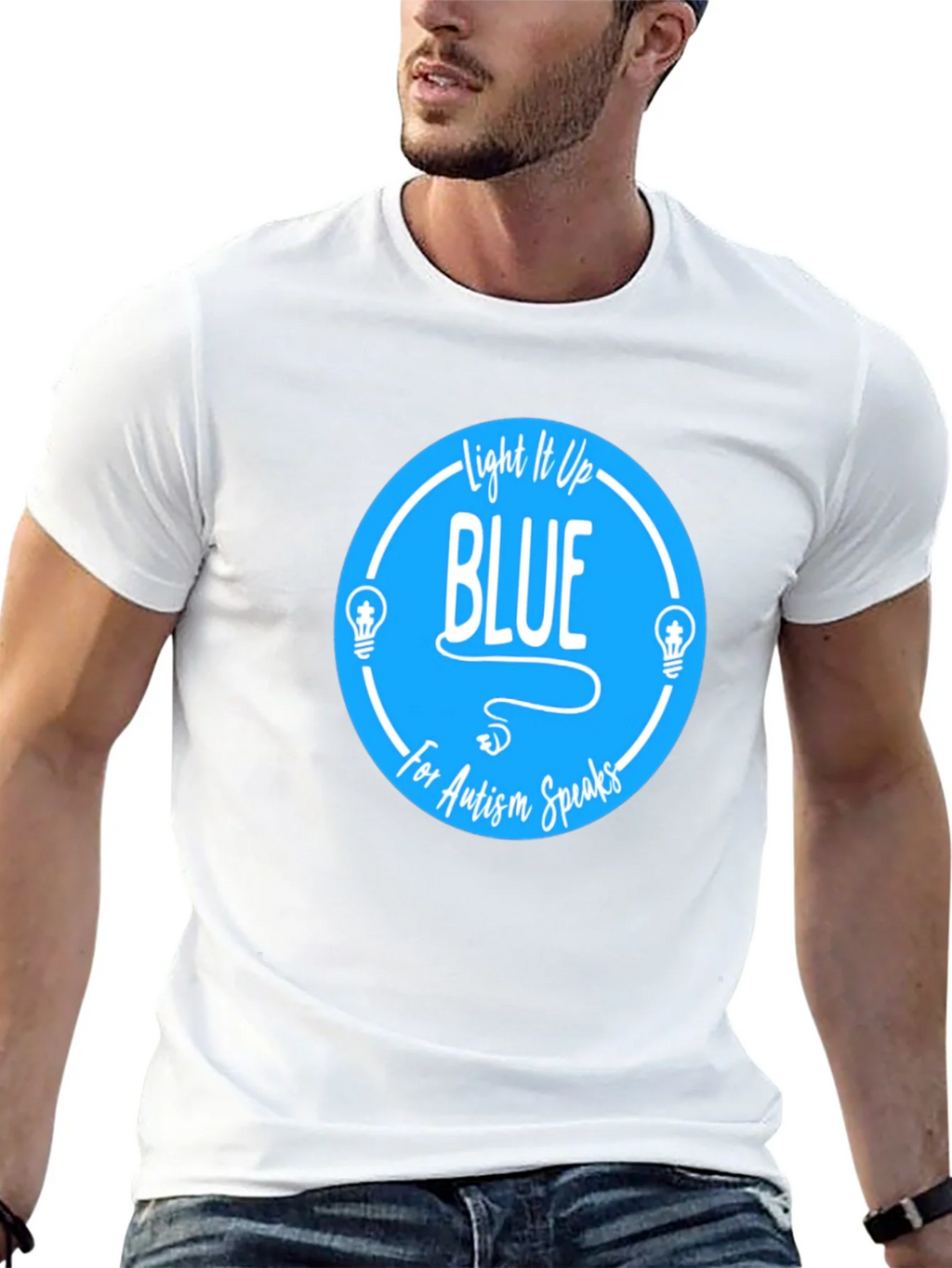 Light It Up Blue Autism Speaks T-Shirt product image 12