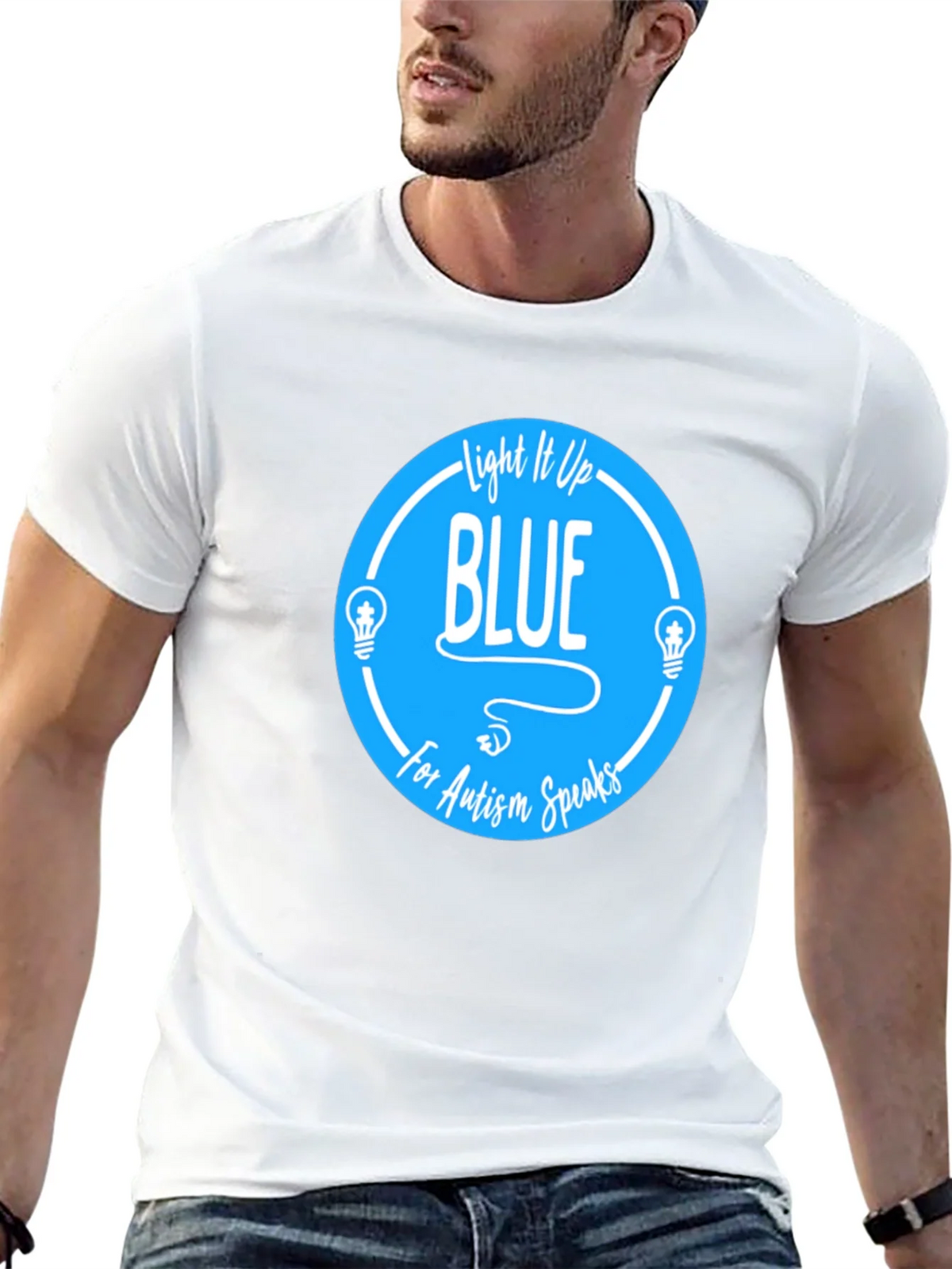 Light It Up Blue Autism Speaks T-Shirt product image 12