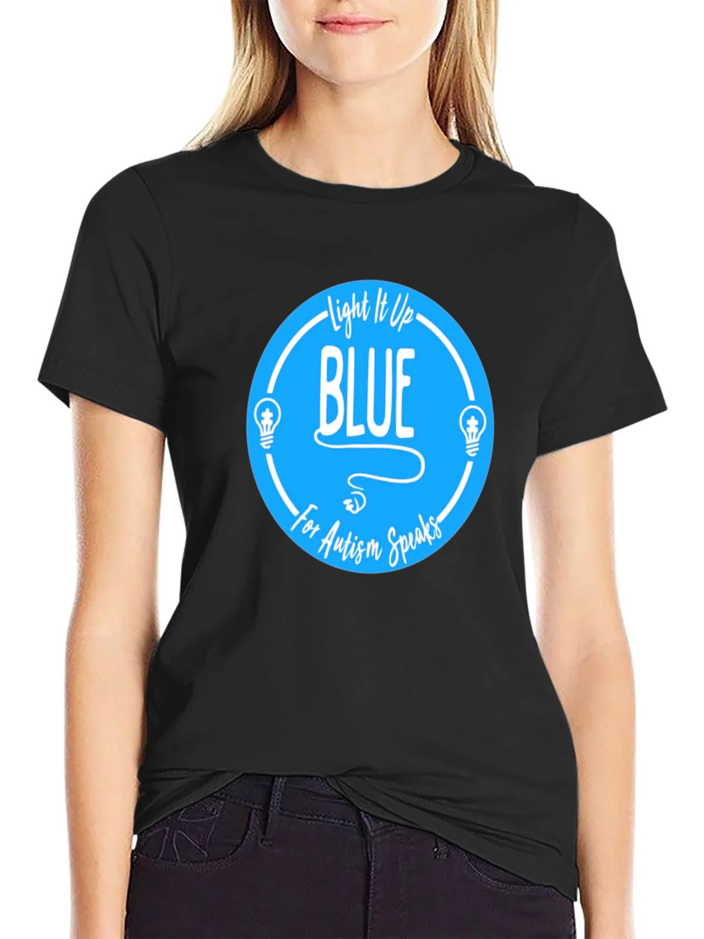 Light It Up Blue Autism Speaks T-Shirt product image 2