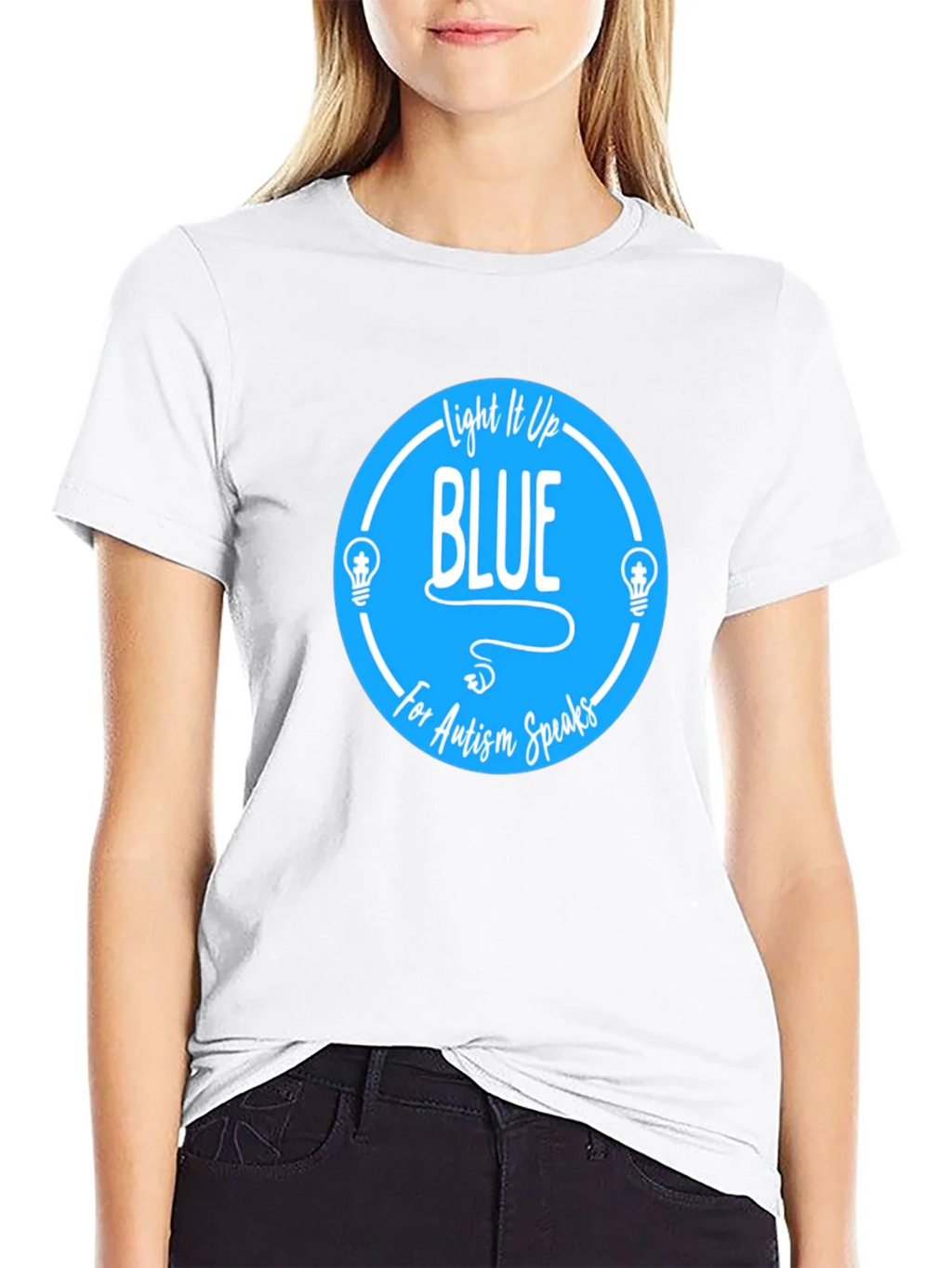 Light It Up Blue Autism Speaks T-Shirt product image 8