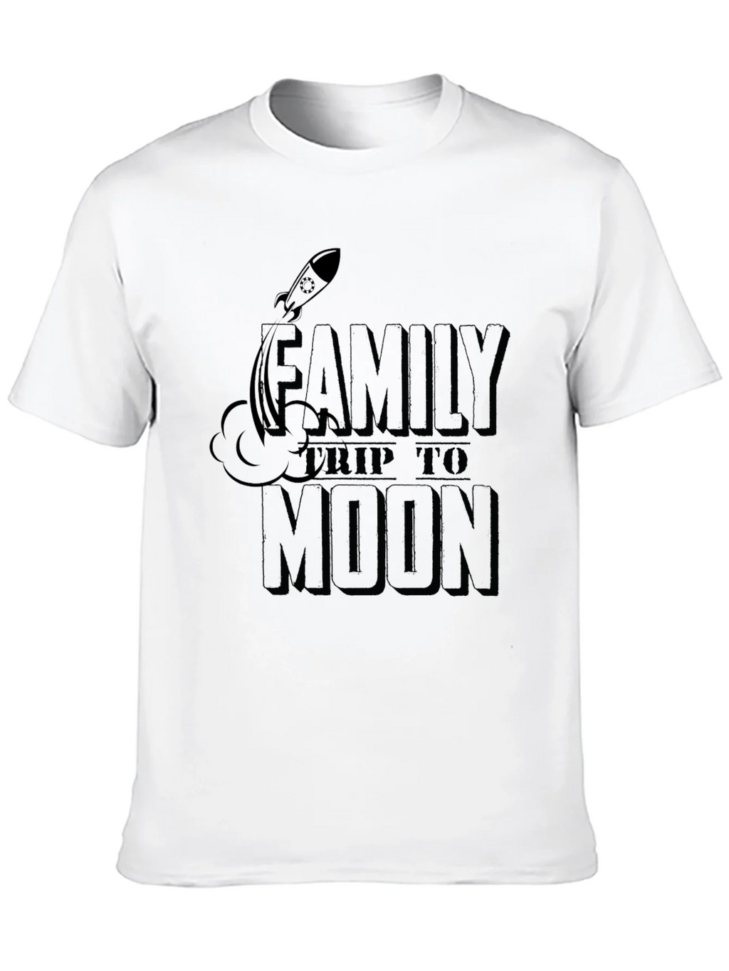 Family Trip to Moon Graphic T-Shirt product image 9