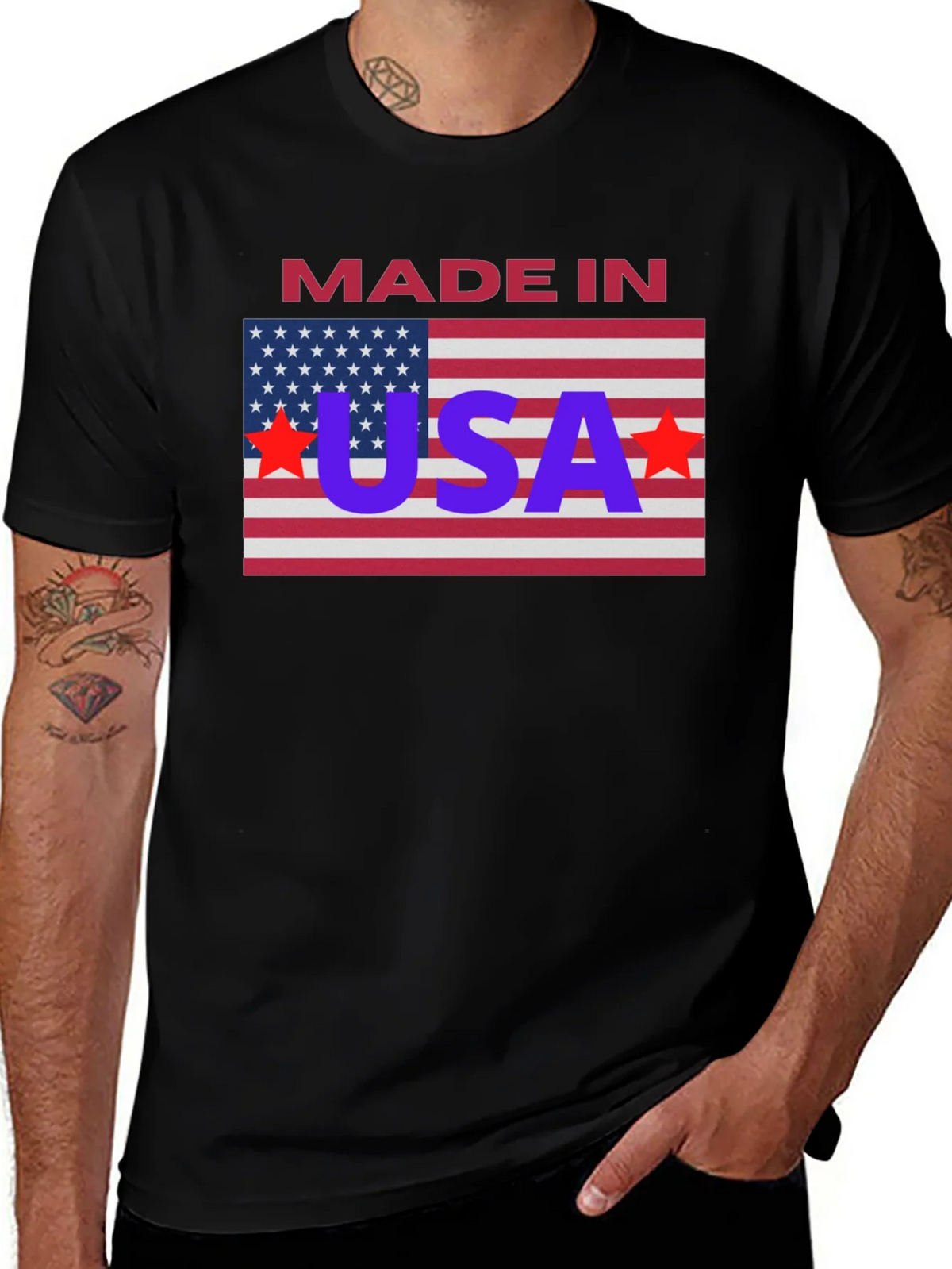 Made in USA Patriotic T-Shirt product image 1