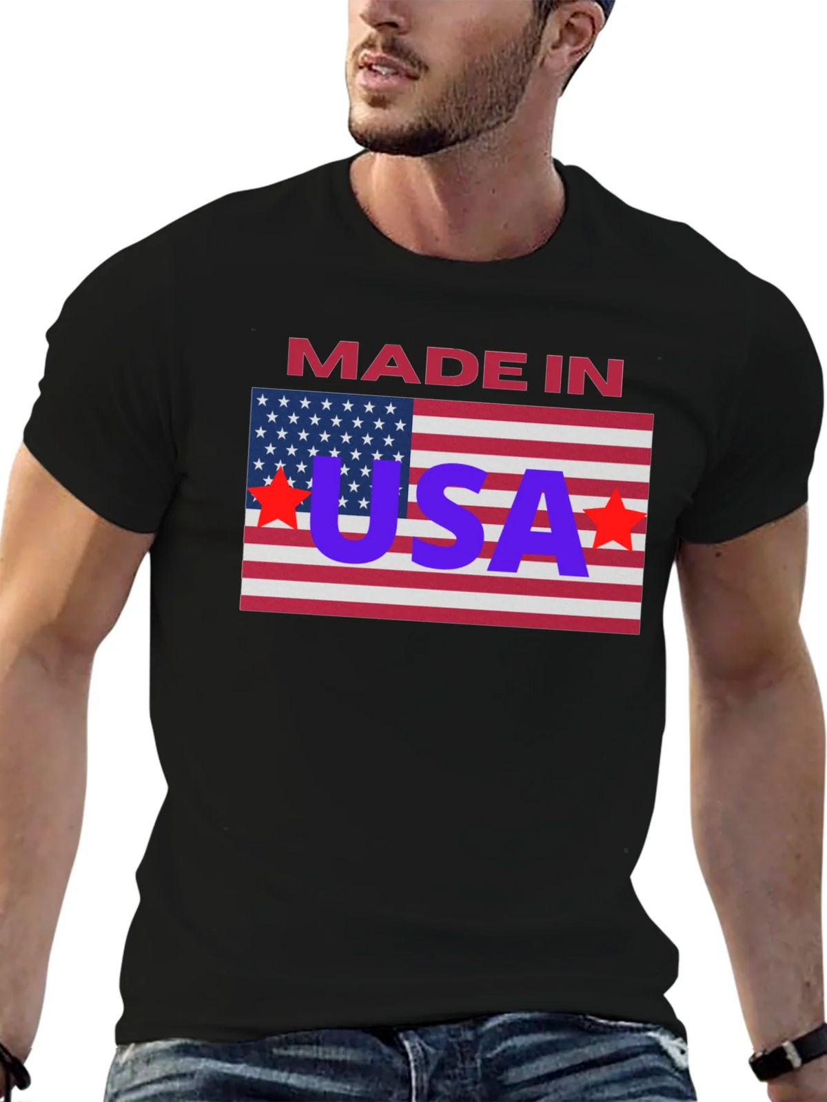 Made in USA Patriotic T-Shirt product image 6