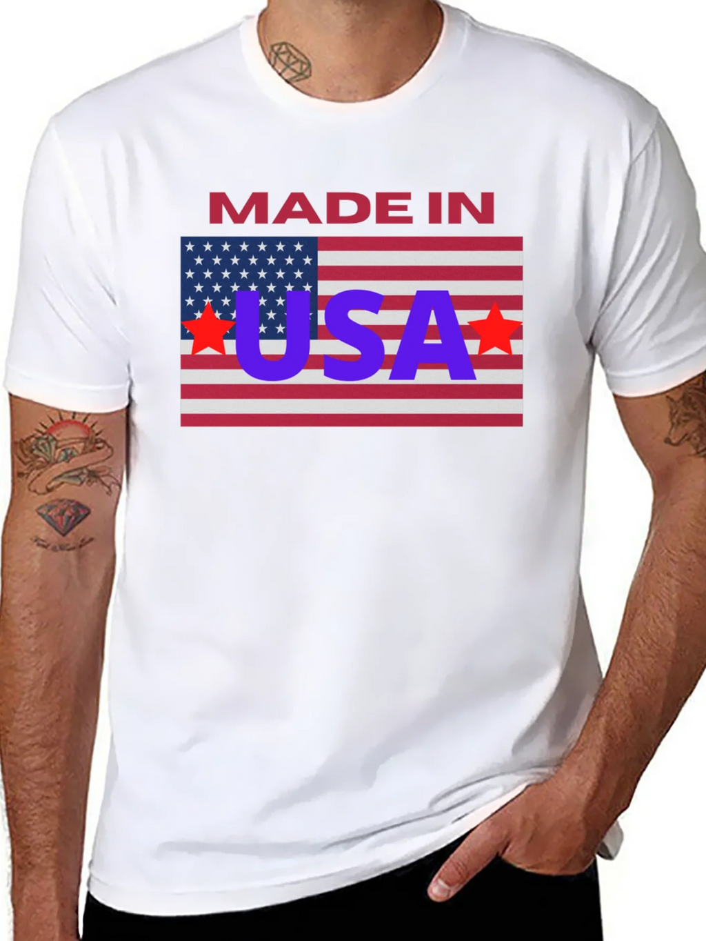 Made in USA Patriotic T-Shirt product image 7