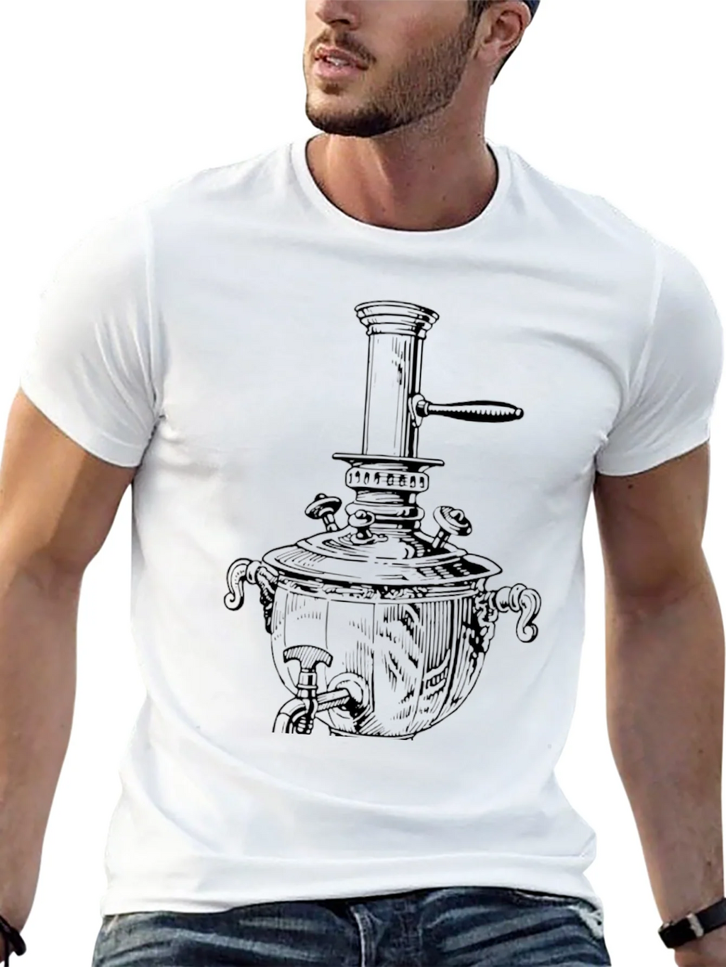 Vintage Samovar T-Shirt - Unique Design product image 12