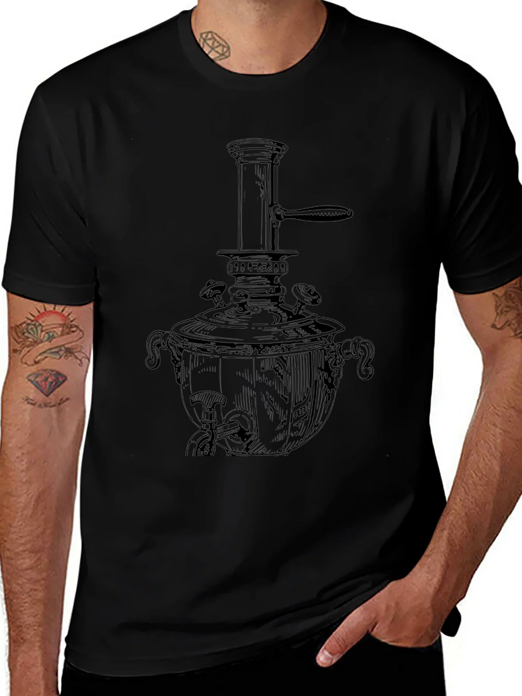 Vintage Samovar T-Shirt - Unique Design product image 1